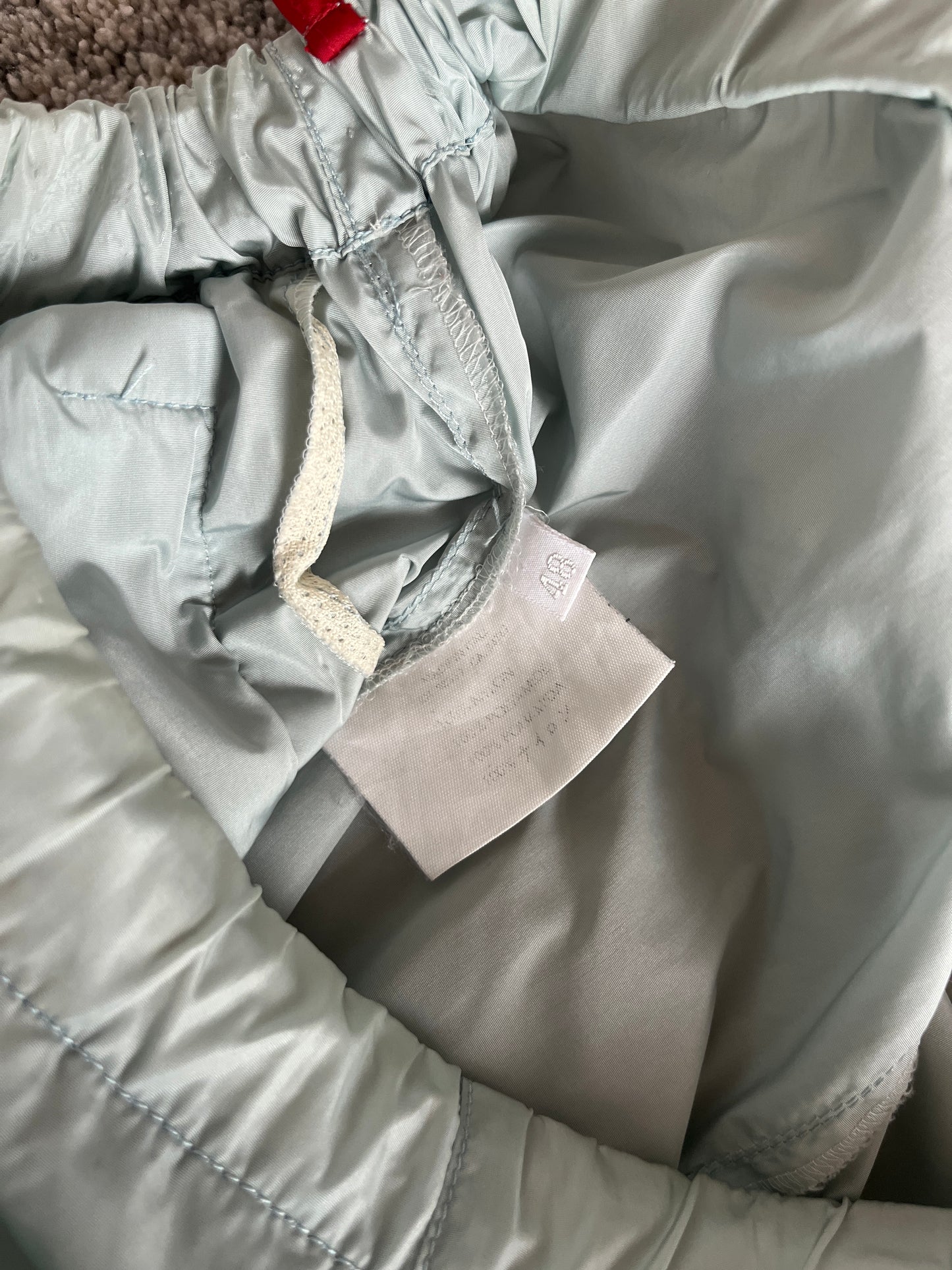 Prada 1999 nylon track pants