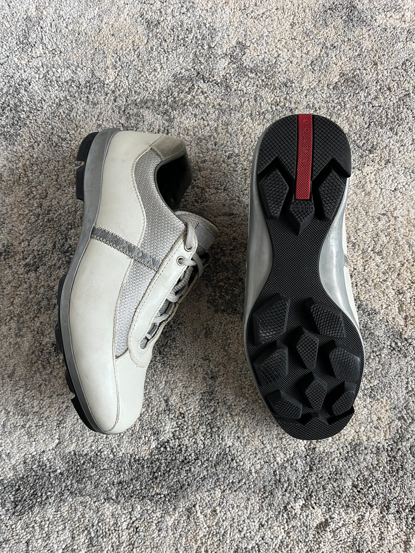 Prada 2000's soccer leather trainers