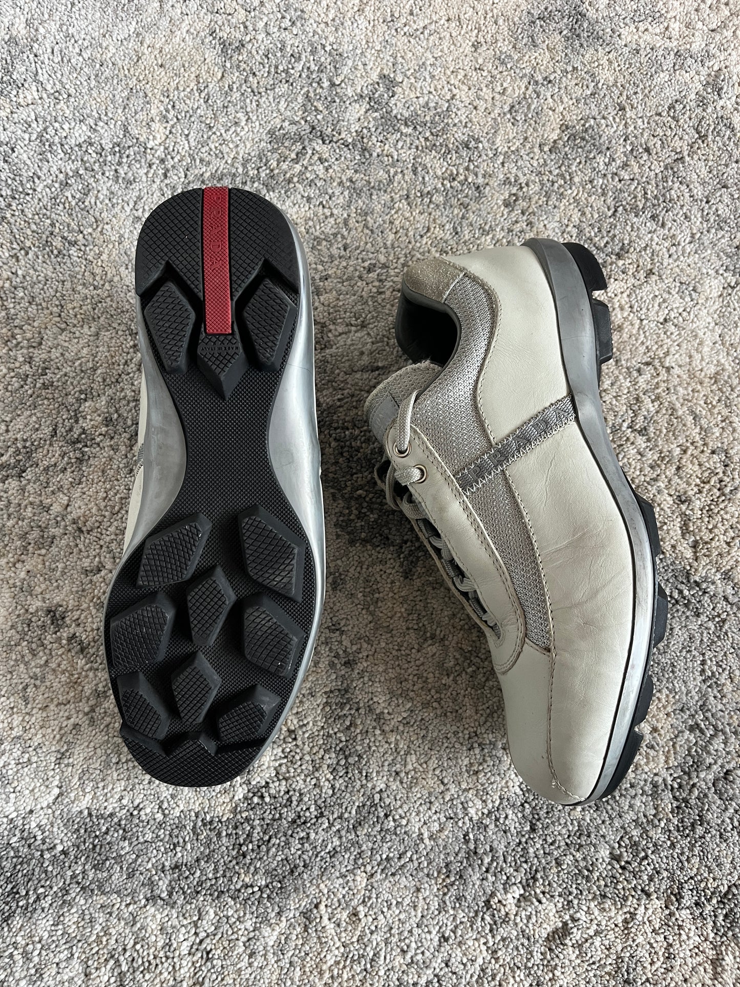 Prada 2000's soccer leather trainers