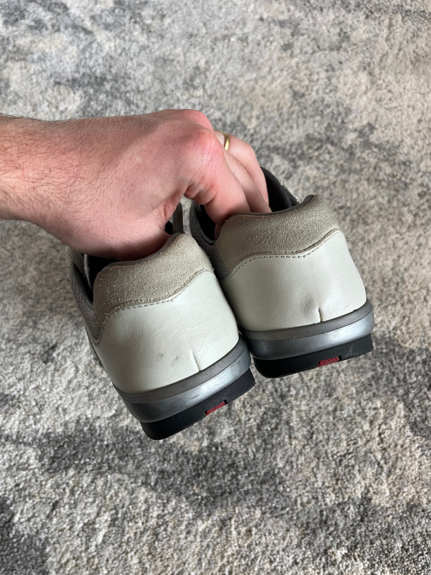 Prada 2000's soccer leather trainers