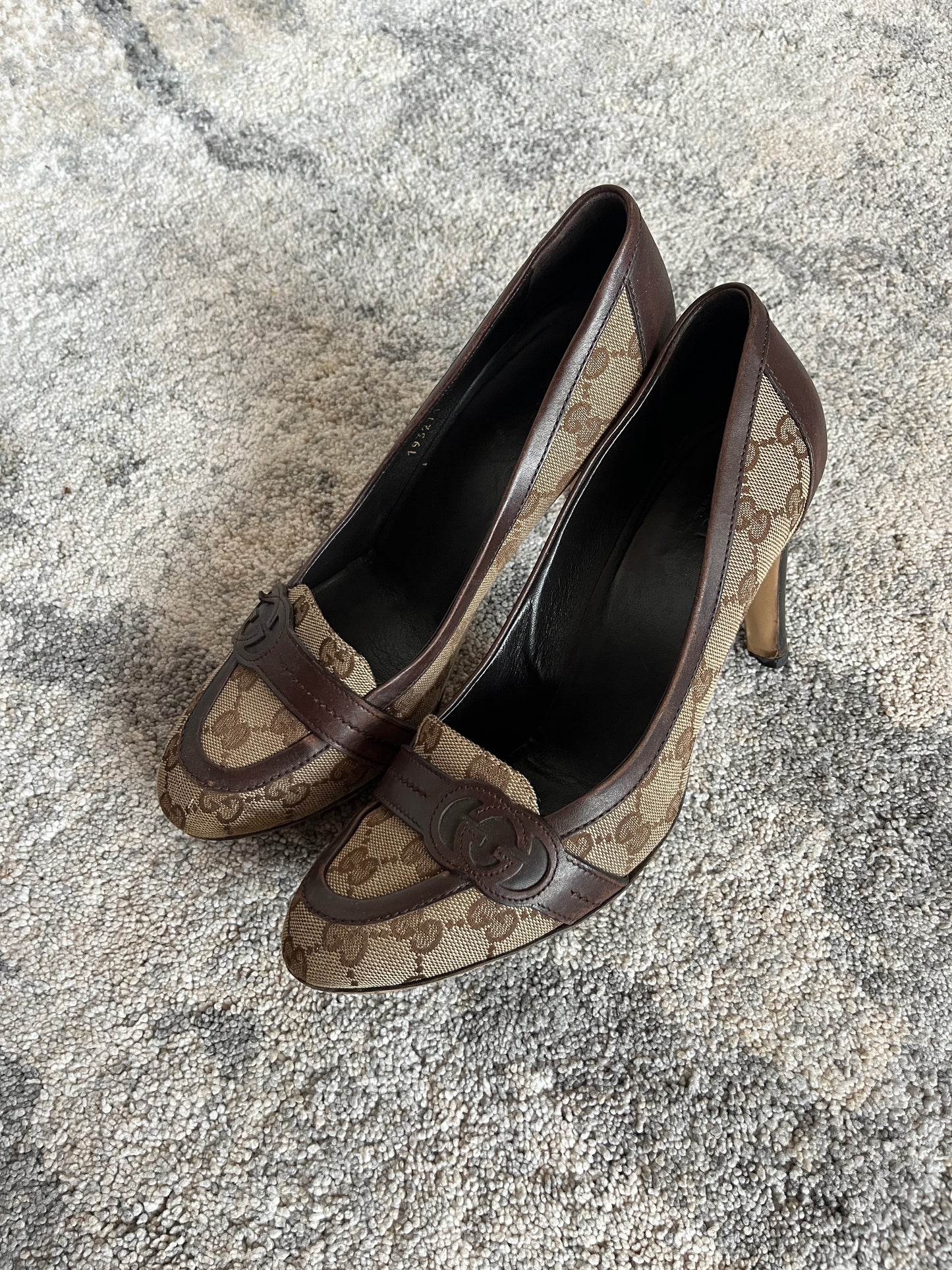Gucci 2000's monogram heels