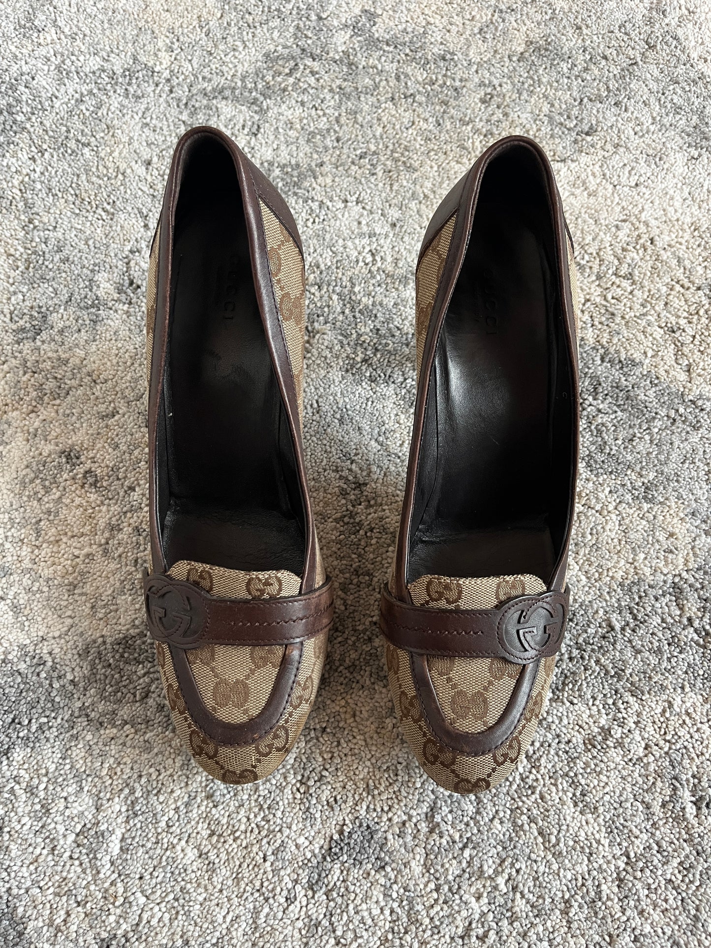 Gucci 2000's monogram heels