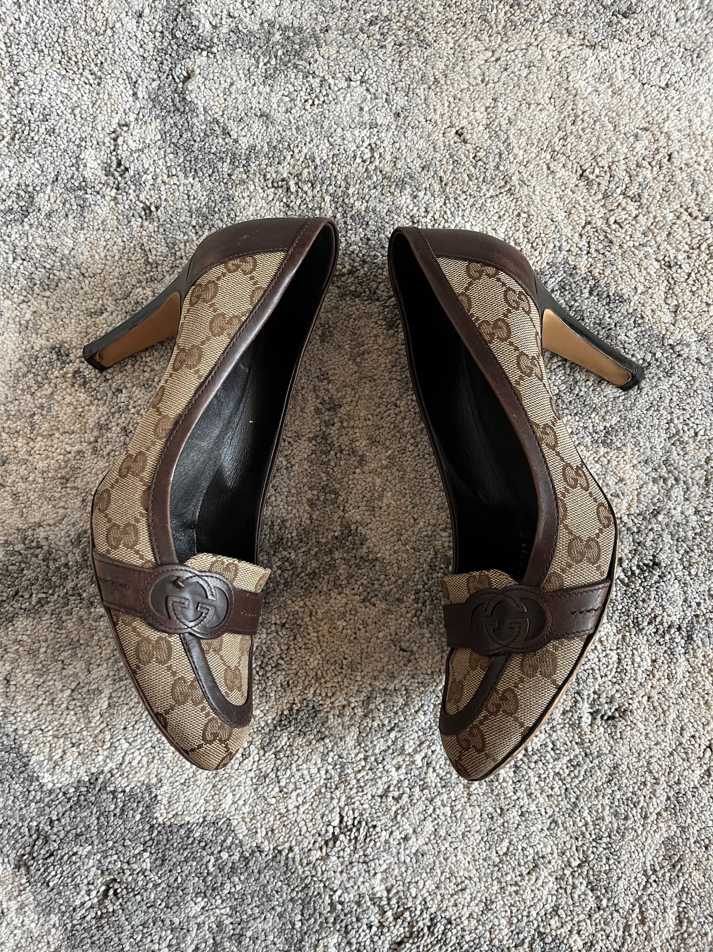 Gucci 2000's monogram heels