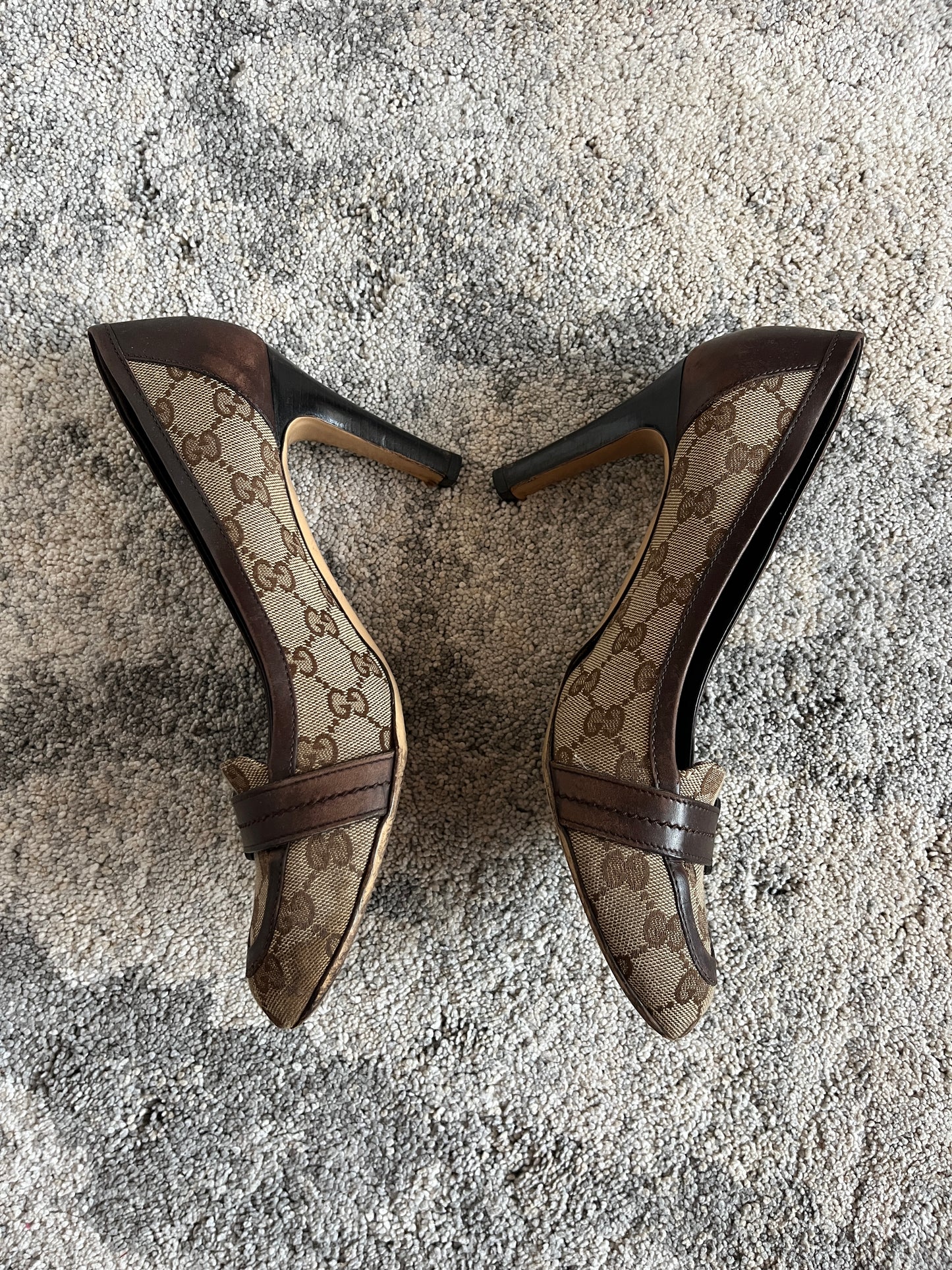 Gucci 2000's monogram heels