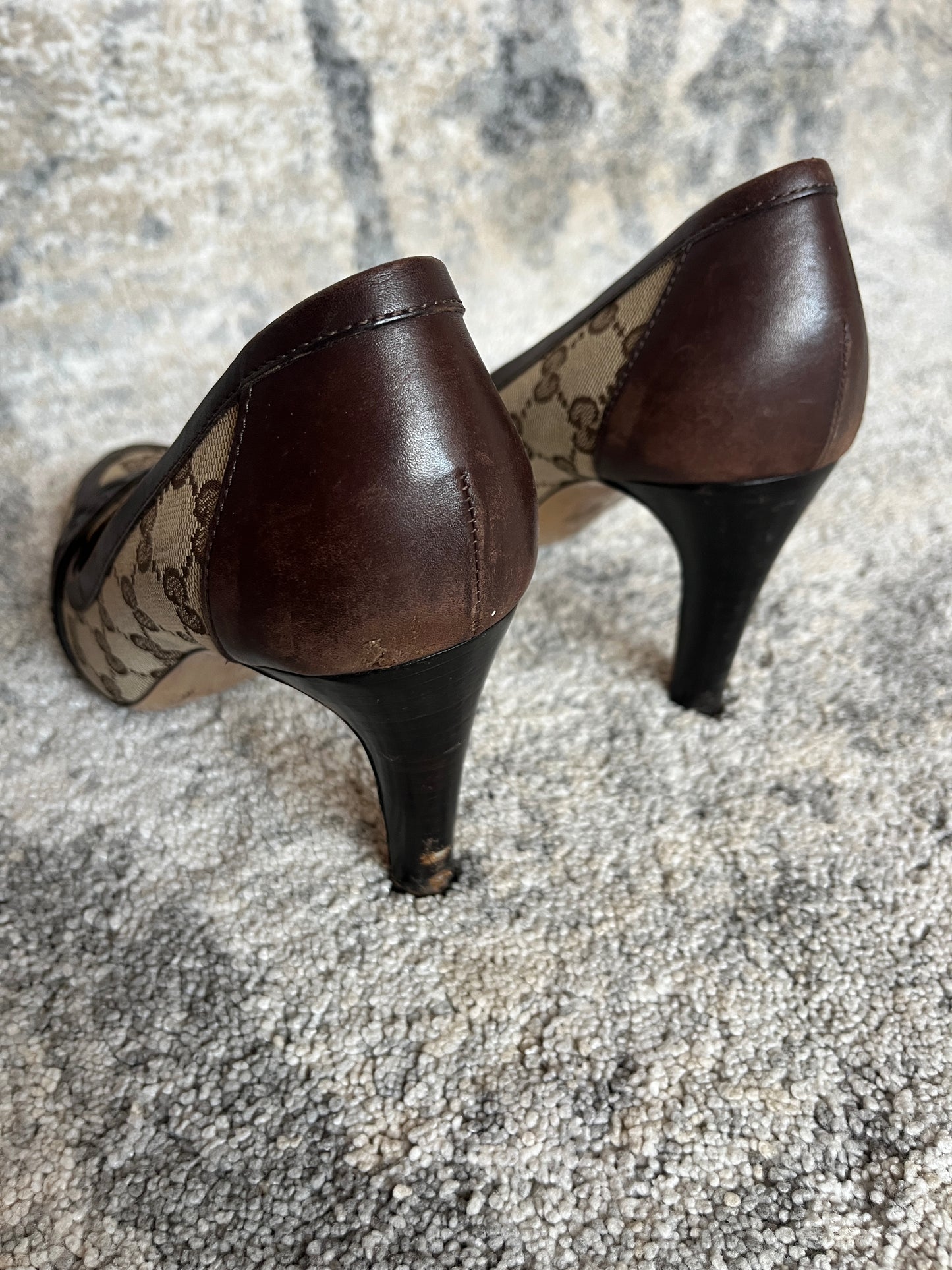 Gucci 2000's monogram heels