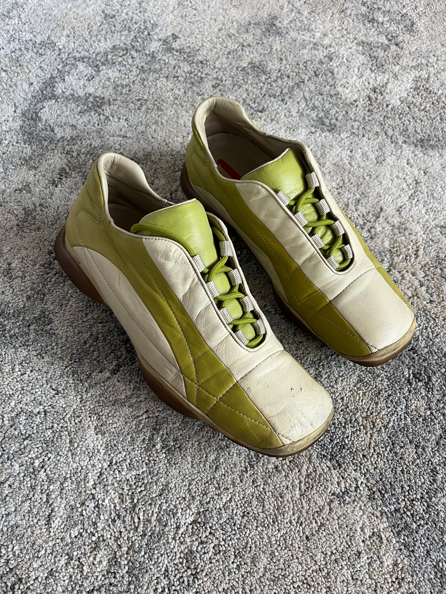 Prada SS2001 sport leather trainers
