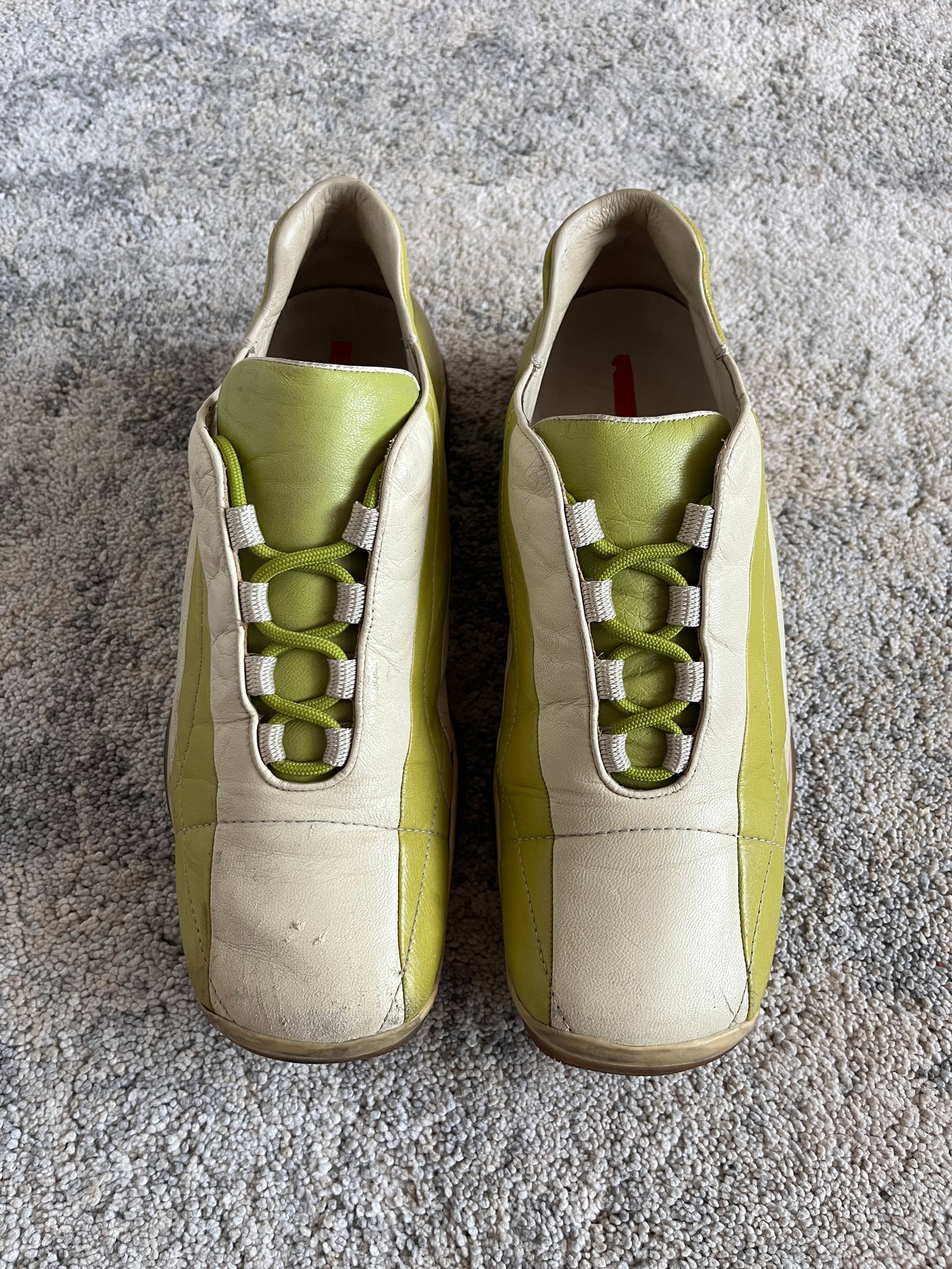 Prada SS2001 sport leather trainers
