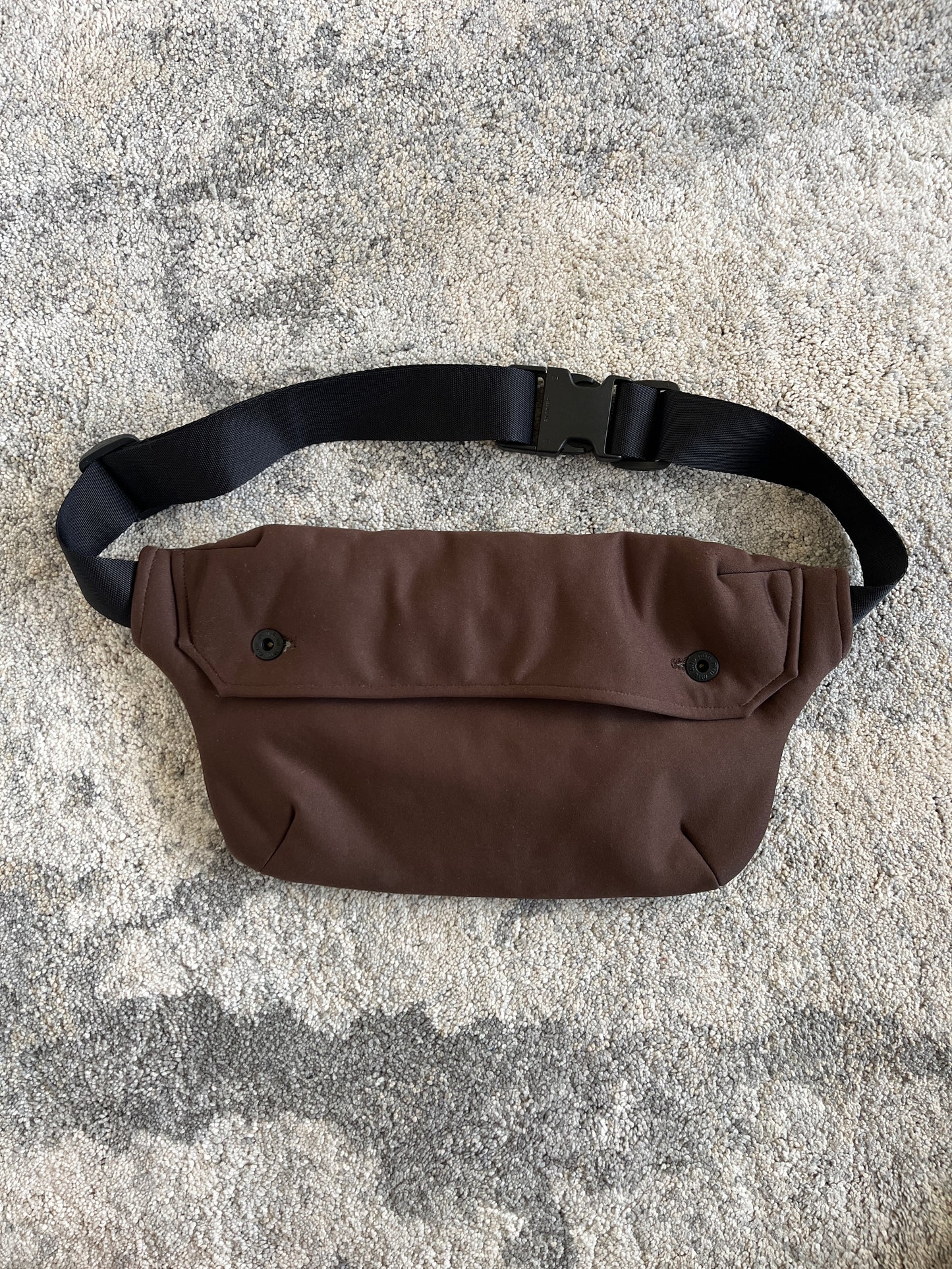 Miu Miu FW1999 nylon & fleece waist bag