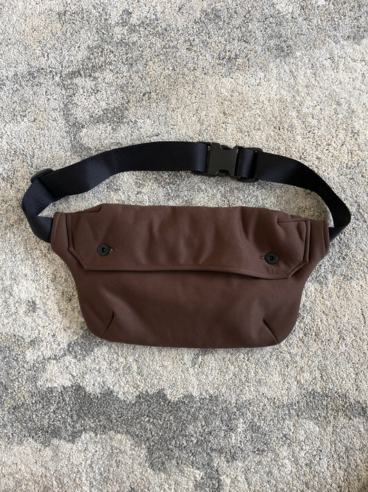Miu Miu FW1999 nylon & fleece waist bag
