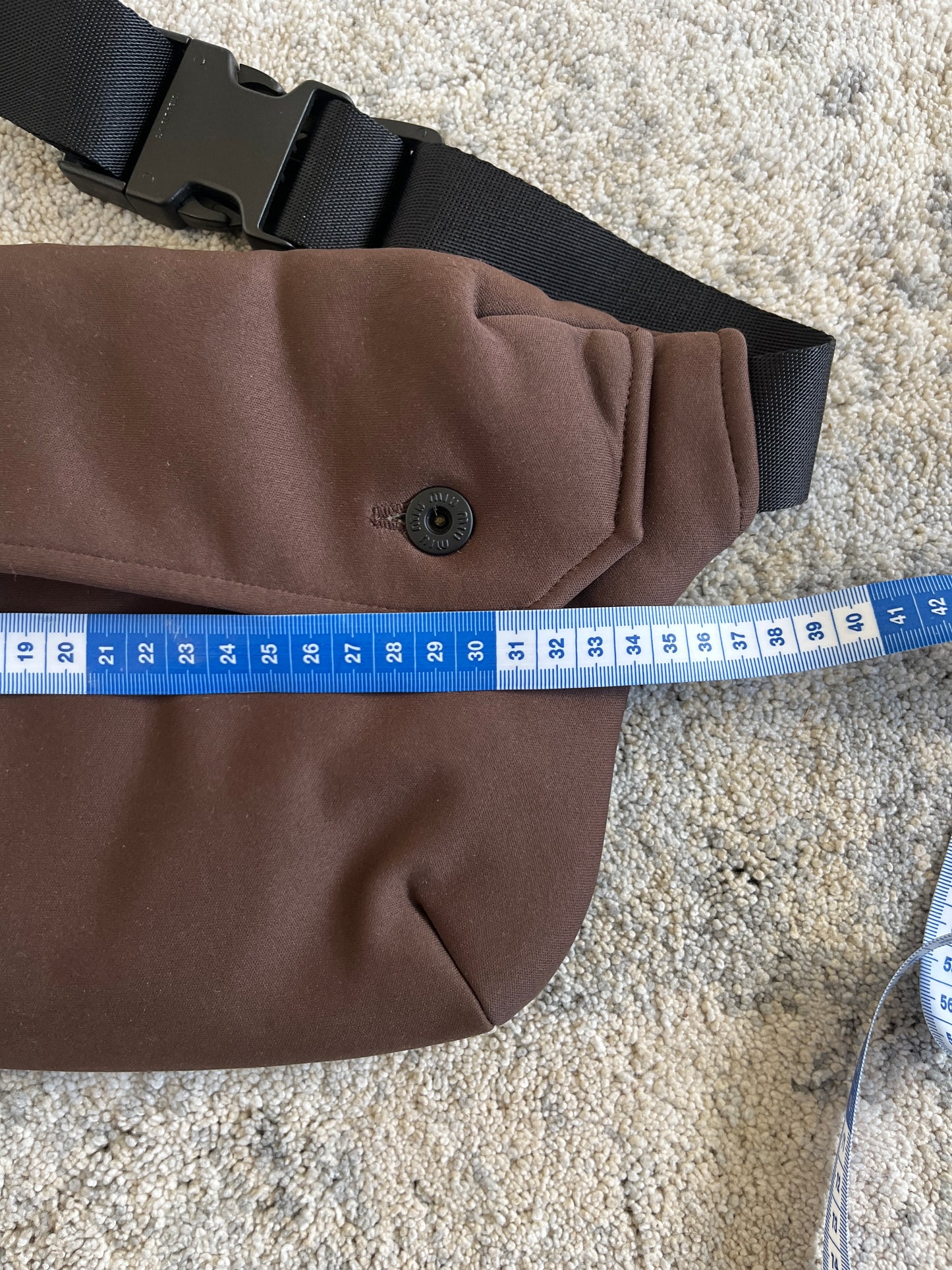 Miu Miu FW1999 nylon & fleece waist bag