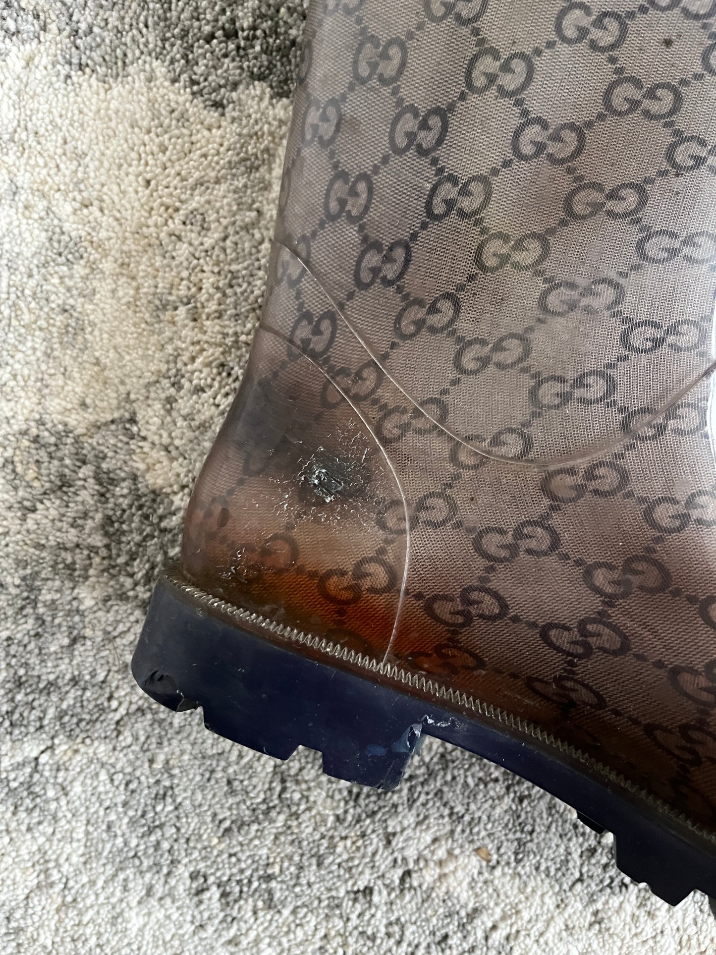 Gucci 2000's rain boots