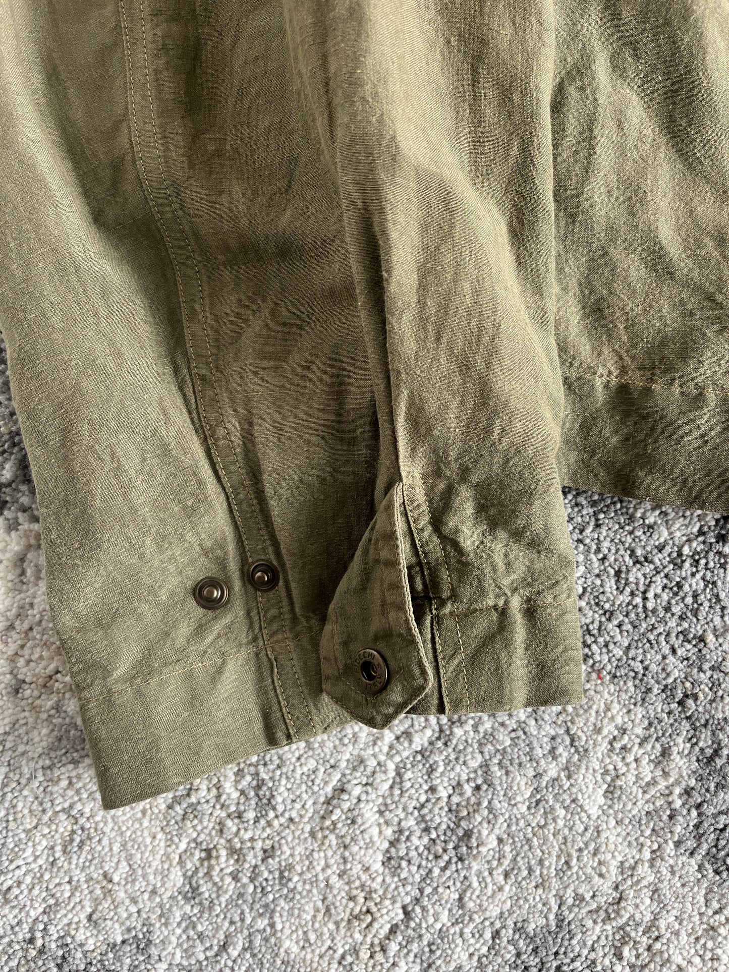Miu Miu SS1994 silk & linen trucker jacket
