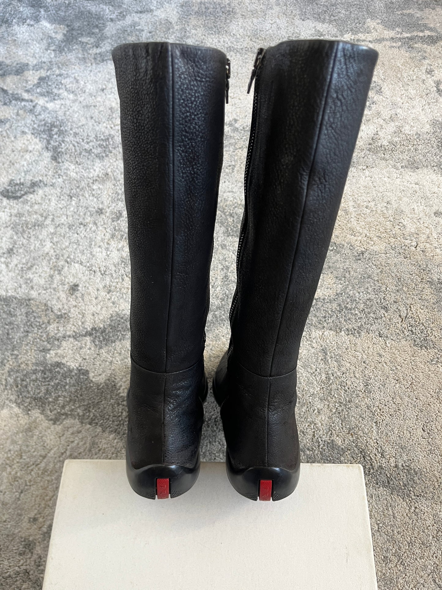 Prada 2000's leather boots
