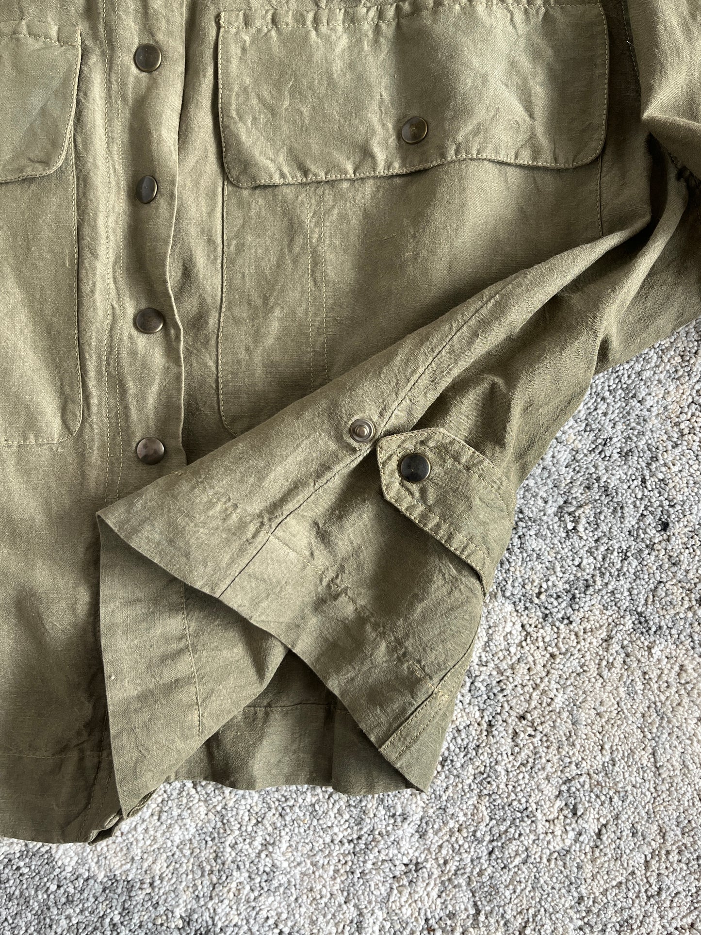 Miu Miu SS1994 silk & linen trucker jacket