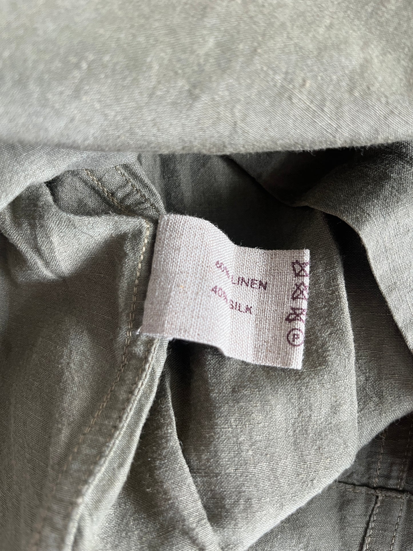 Miu Miu SS1994 silk & linen trucker jacket