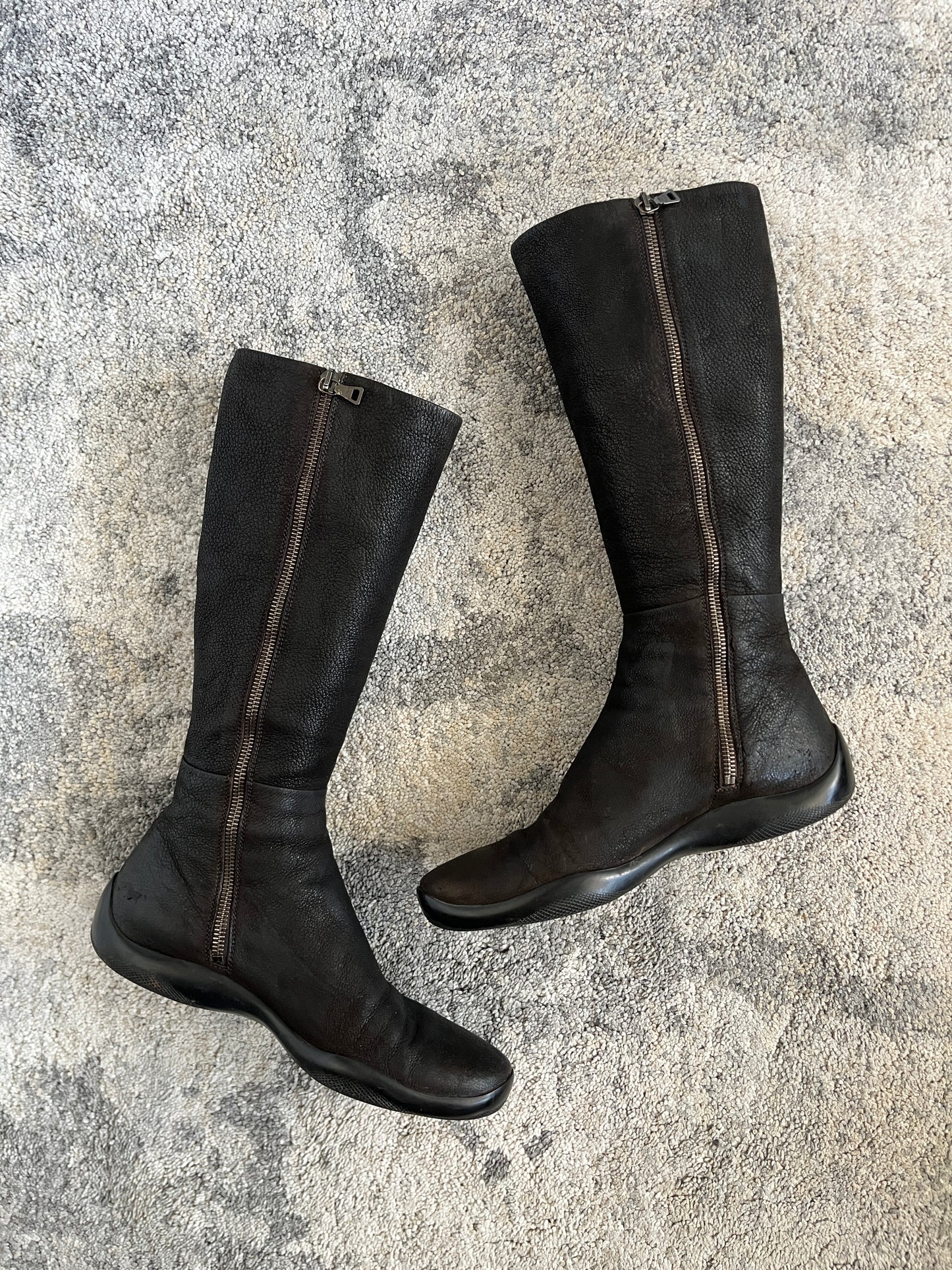 Prada 2000's leather boots