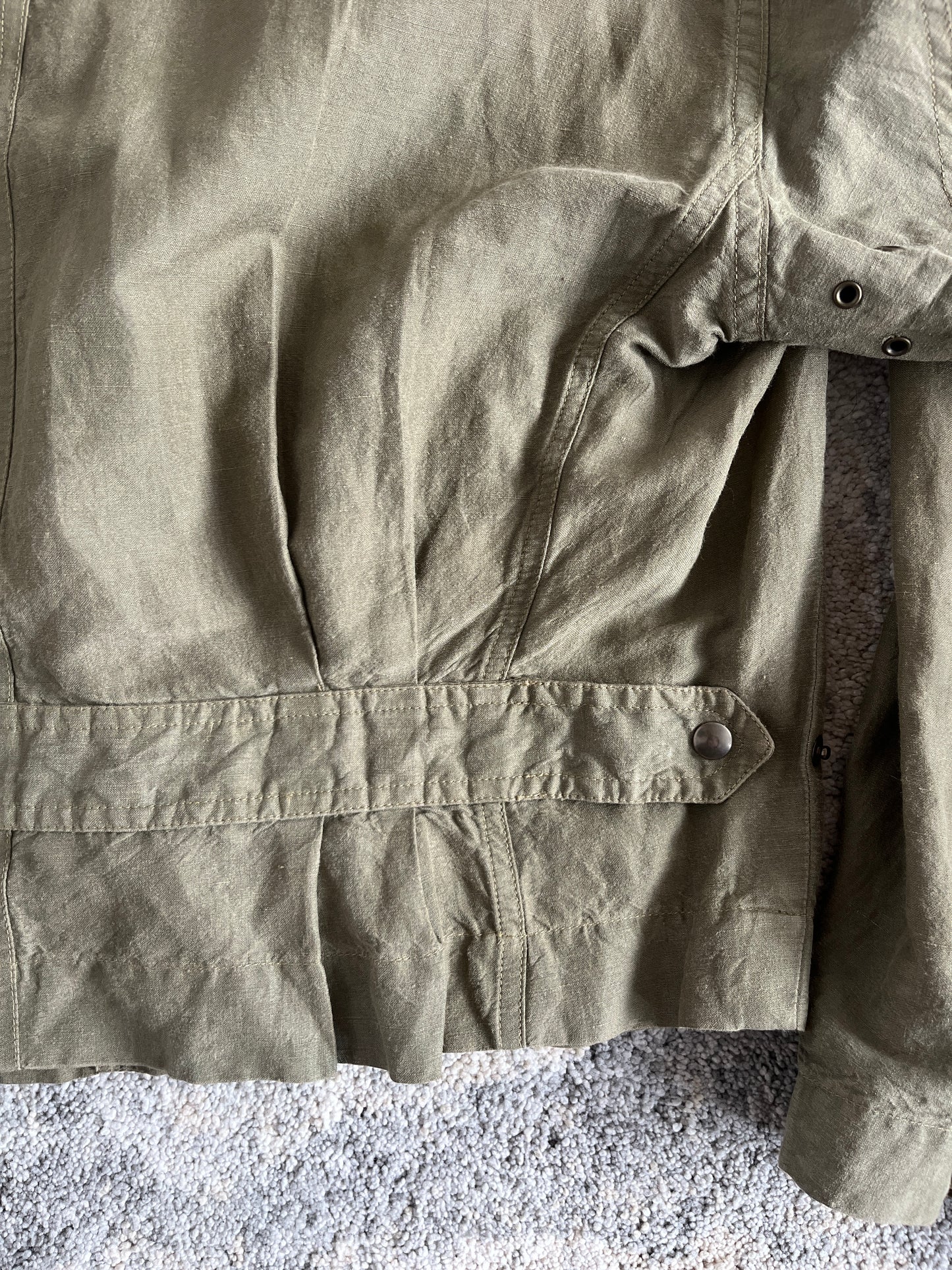 Miu Miu SS1994 silk & linen trucker jacket