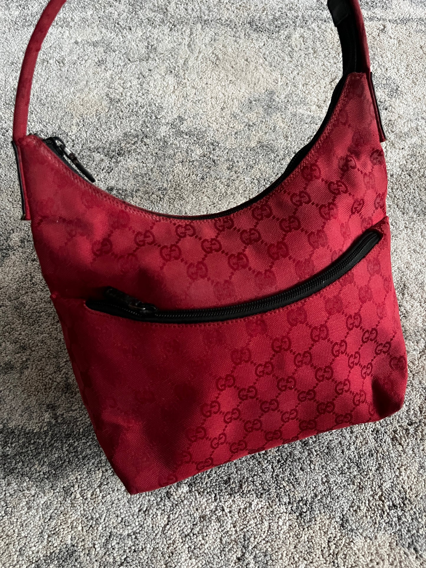 Gucci 2000's monogram shoulder bag