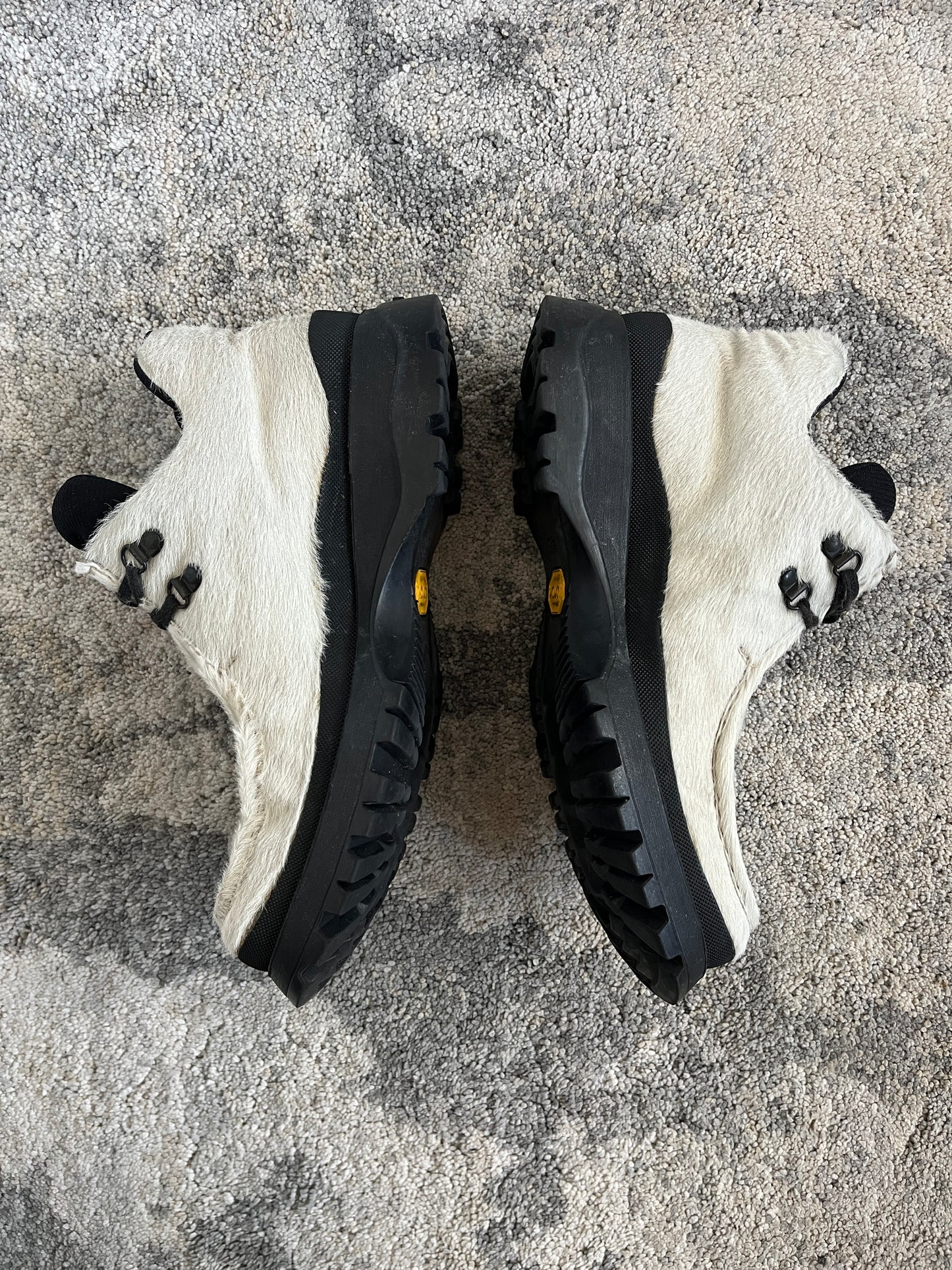 Prada 2000's pony hair shoes