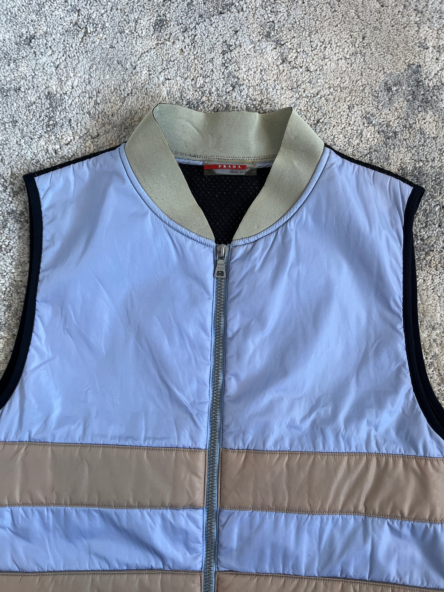 Prada SS2000 nylon & mesh vest