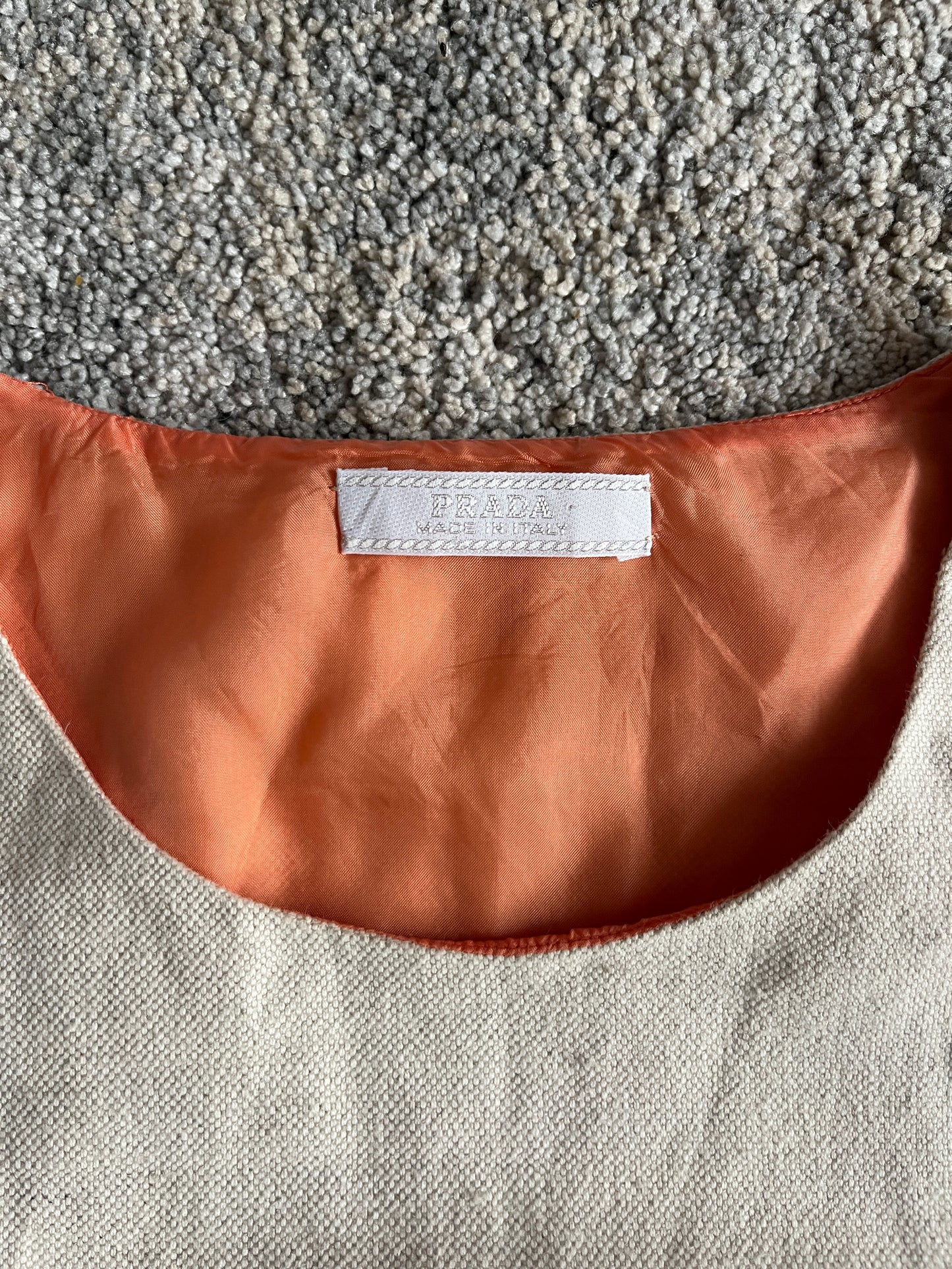 Prada 1990's linen & cotton dress