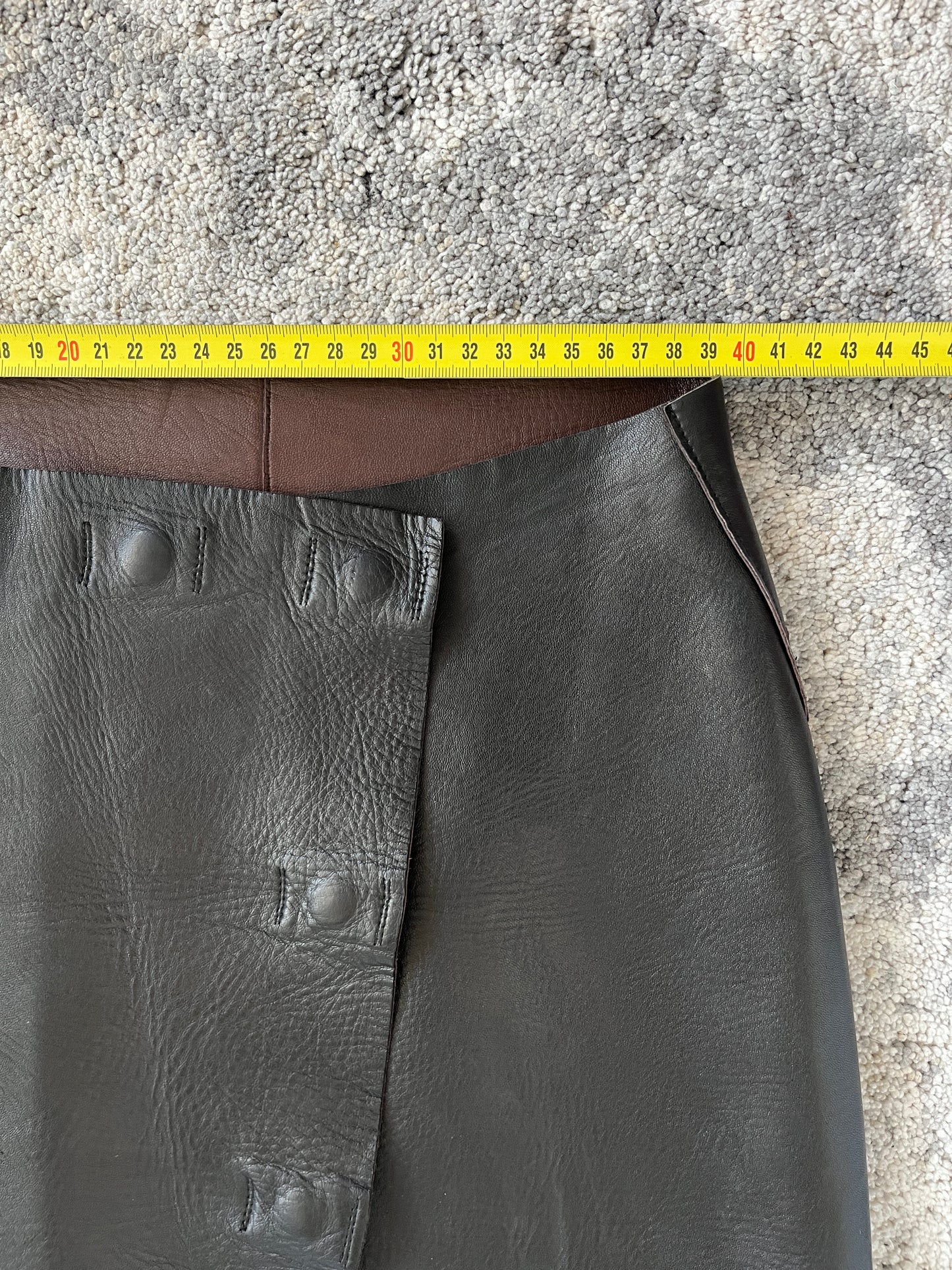Jil Sander 2000's leather skirt