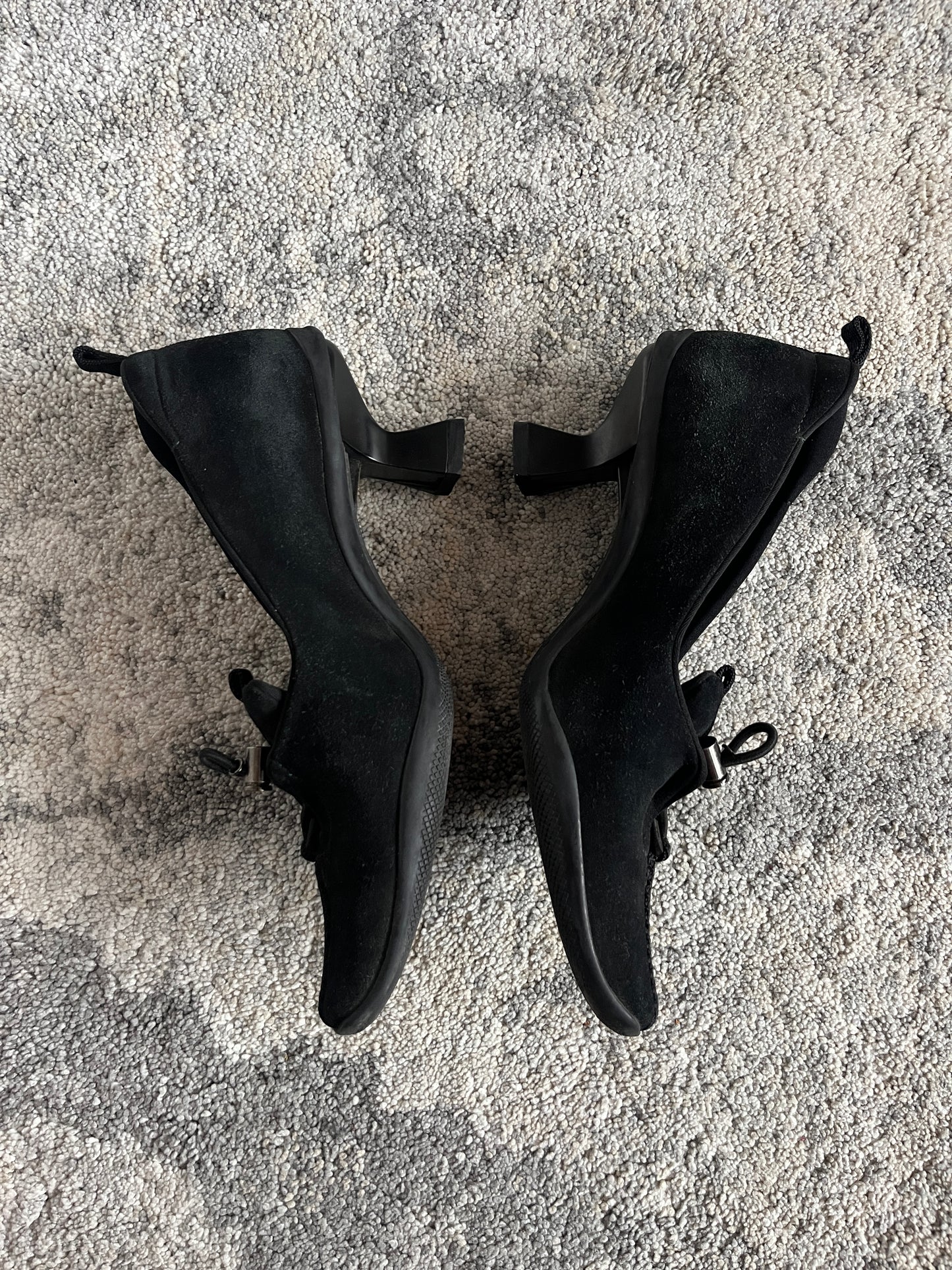 Prada FW1999 suede heels