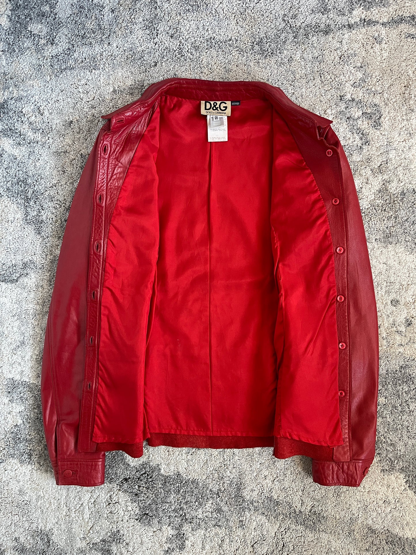 Dolce & Gabbana 2000's leather jacket