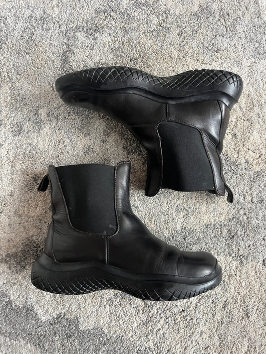 Prada FW1999 leather chelsea boots