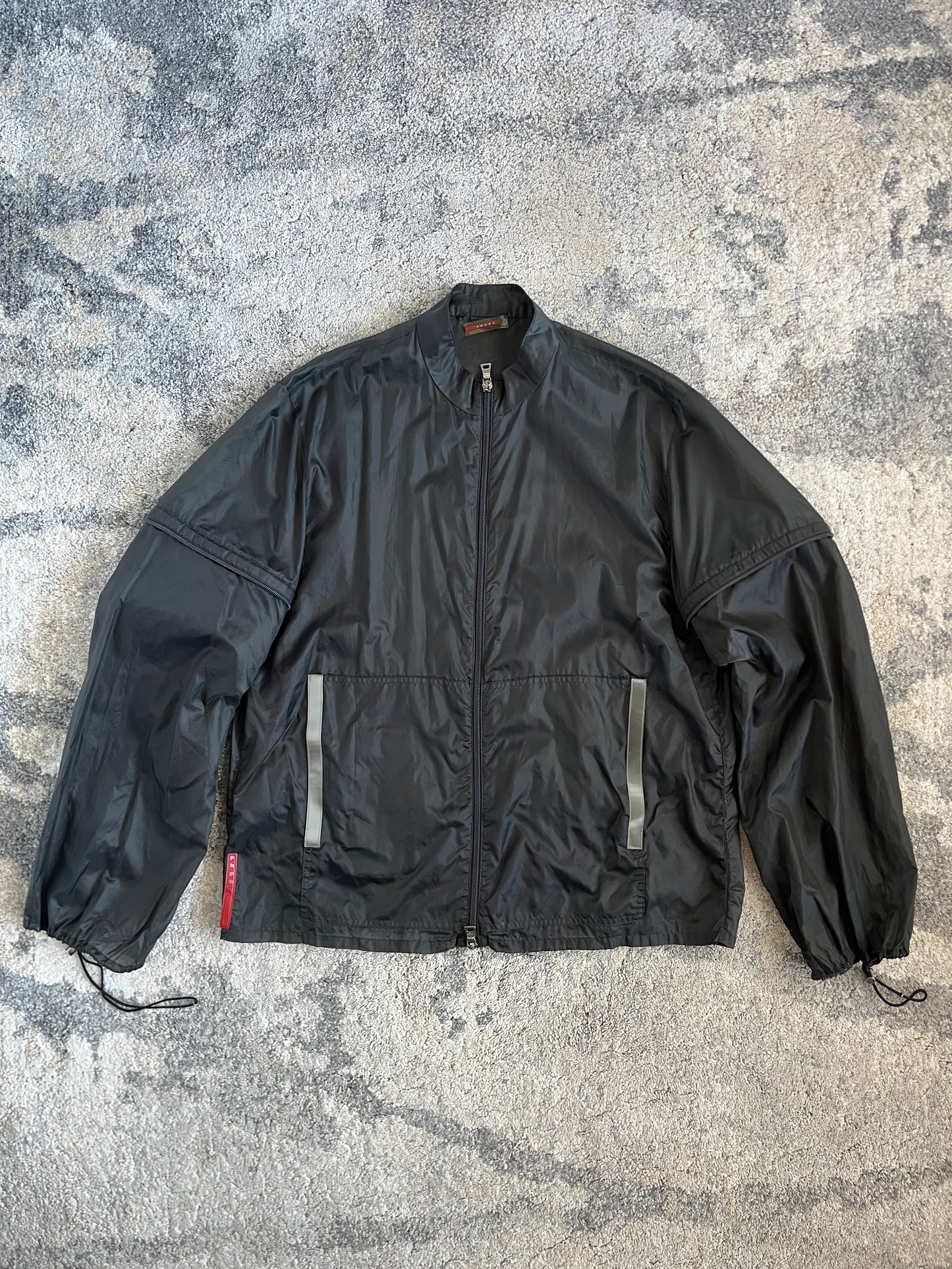 Prada SS1999 nylon transparent convertible jacket