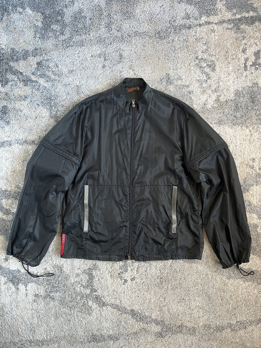 Prada SS1999 nylon transparent convertible jacket