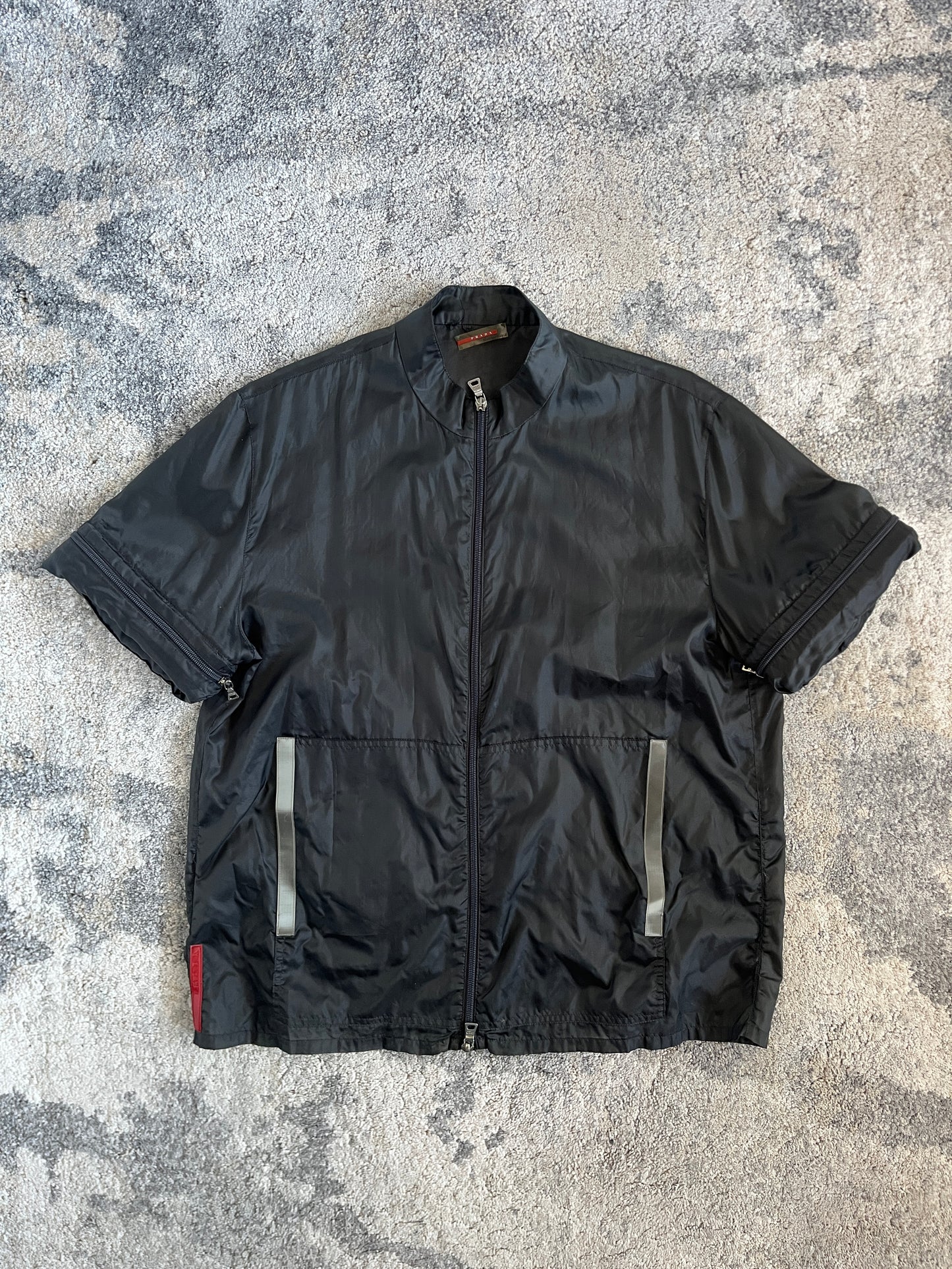 Prada SS1999 nylon transparent convertible jacket