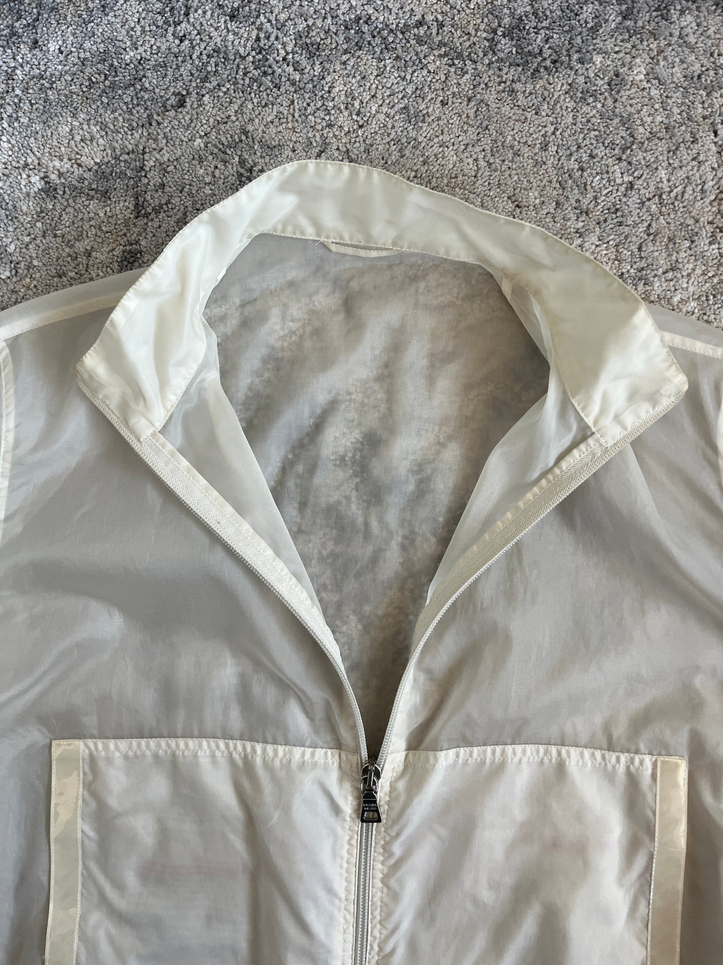 Prada SS1999 nylon transparent jacket