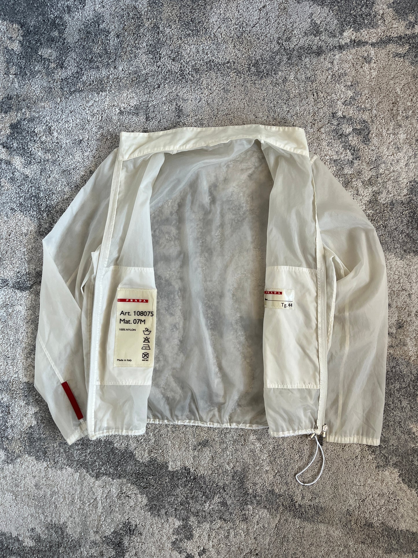 Prada SS1999 nylon transparent jacket