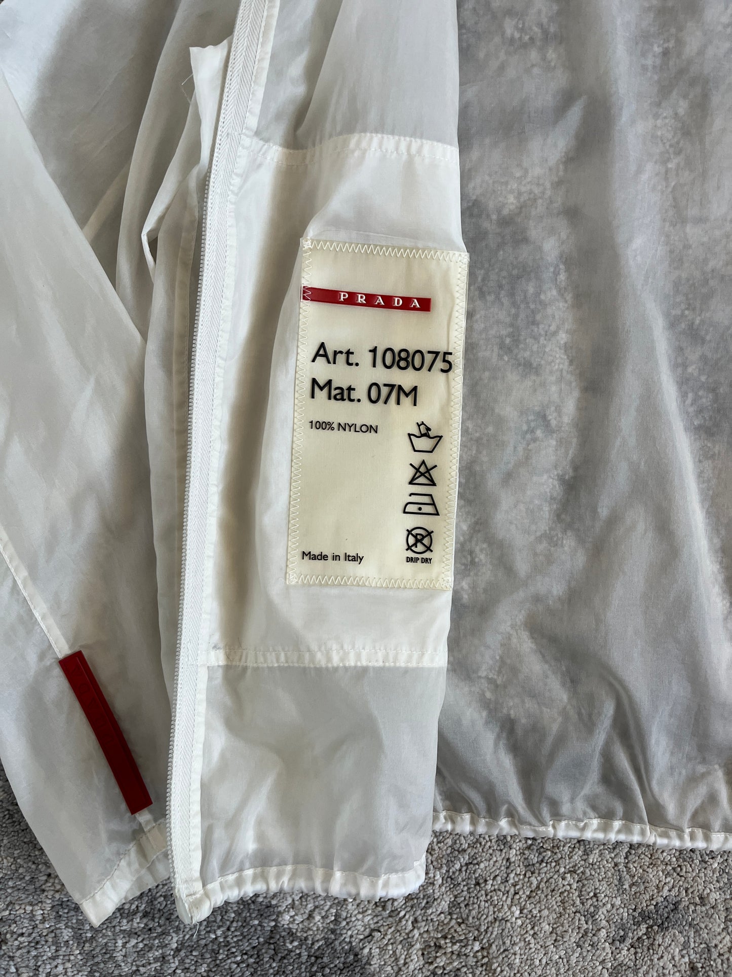 Prada SS1999 nylon transparent jacket