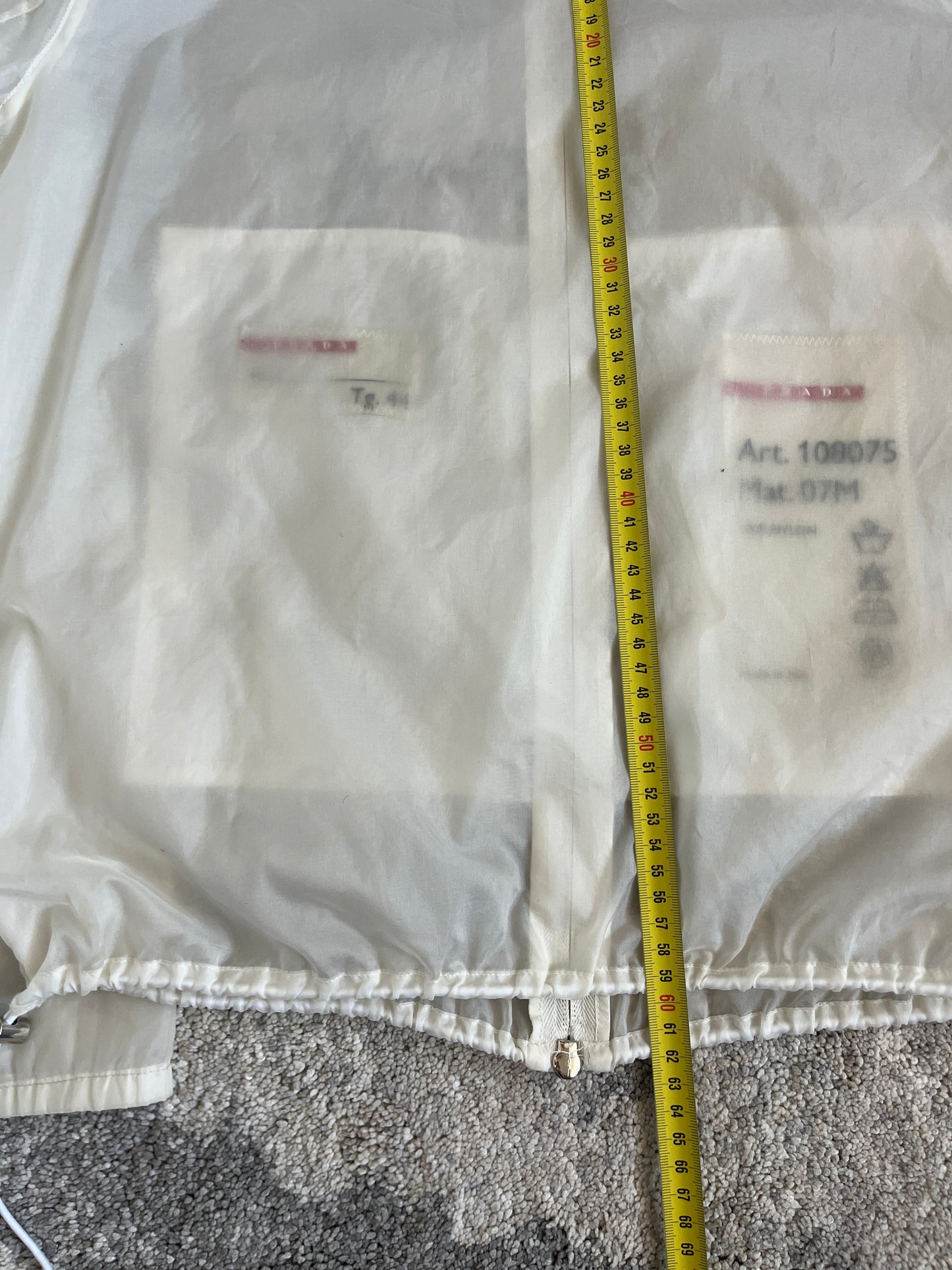Prada SS1999 nylon transparent jacket