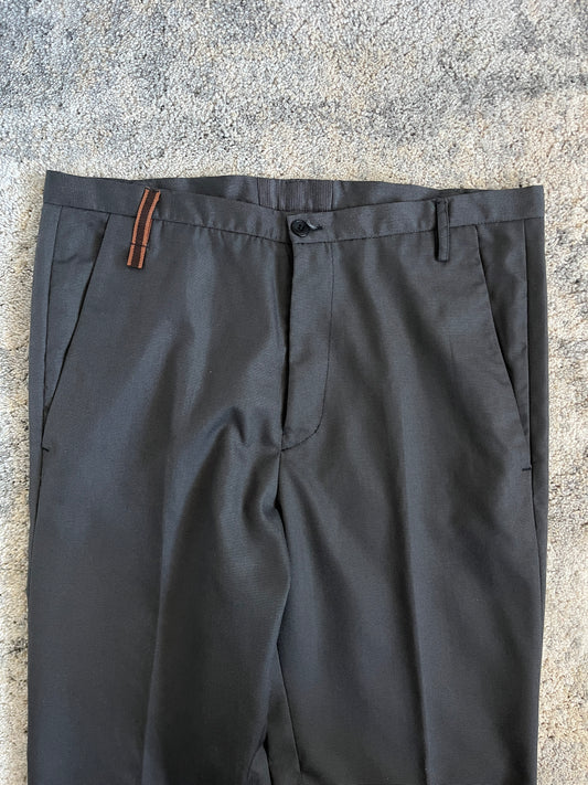 Miu Miu FW1999 nylon wool cuffs pants