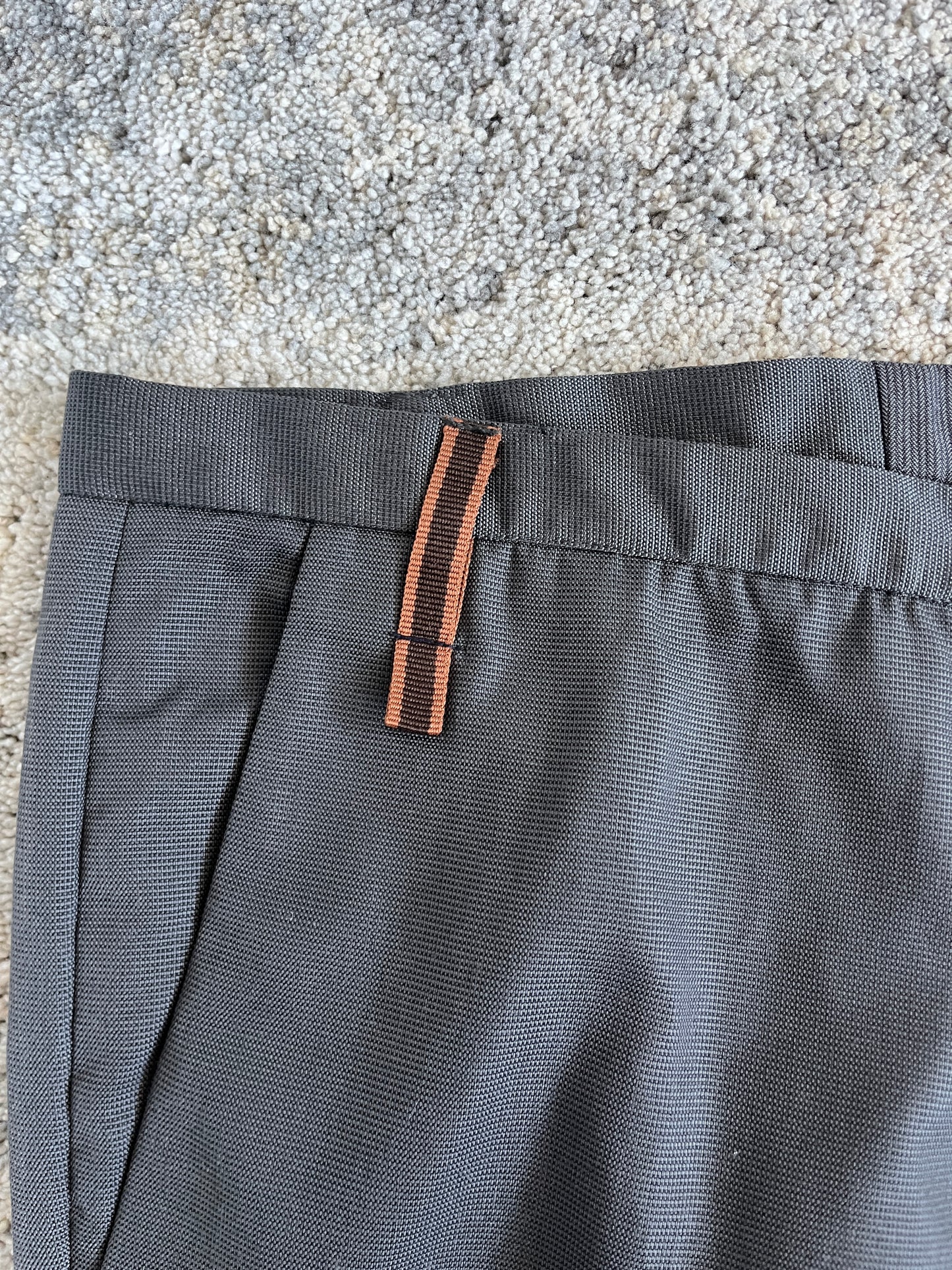 Miu Miu FW1999 nylon wool cuffs pants