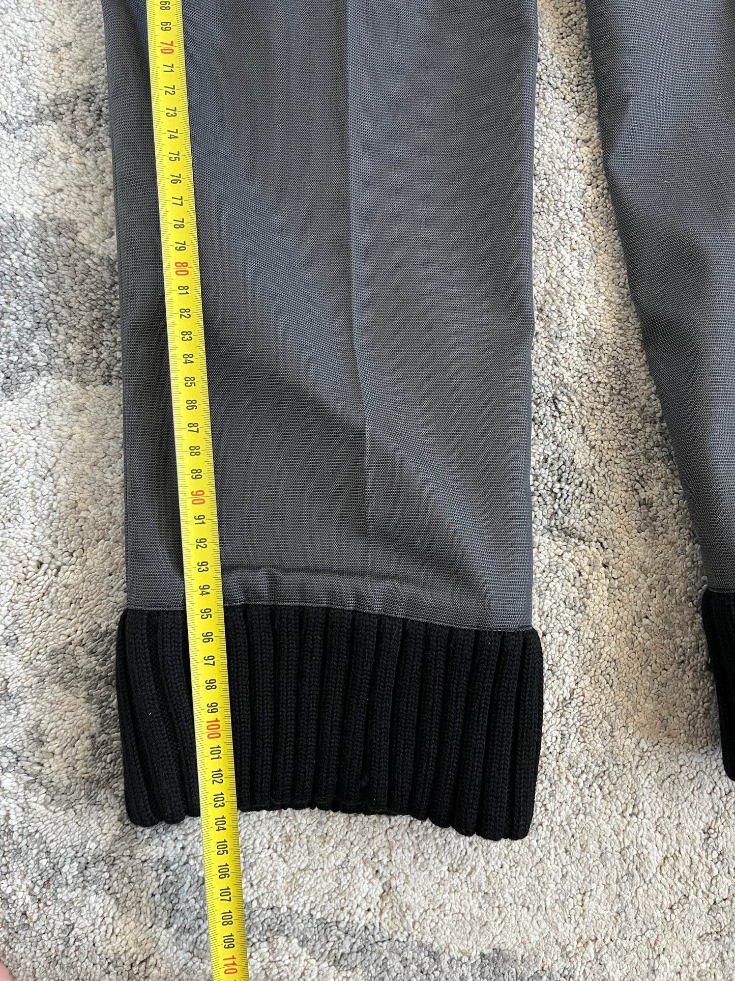 Miu Miu FW1999 nylon wool cuffs pants