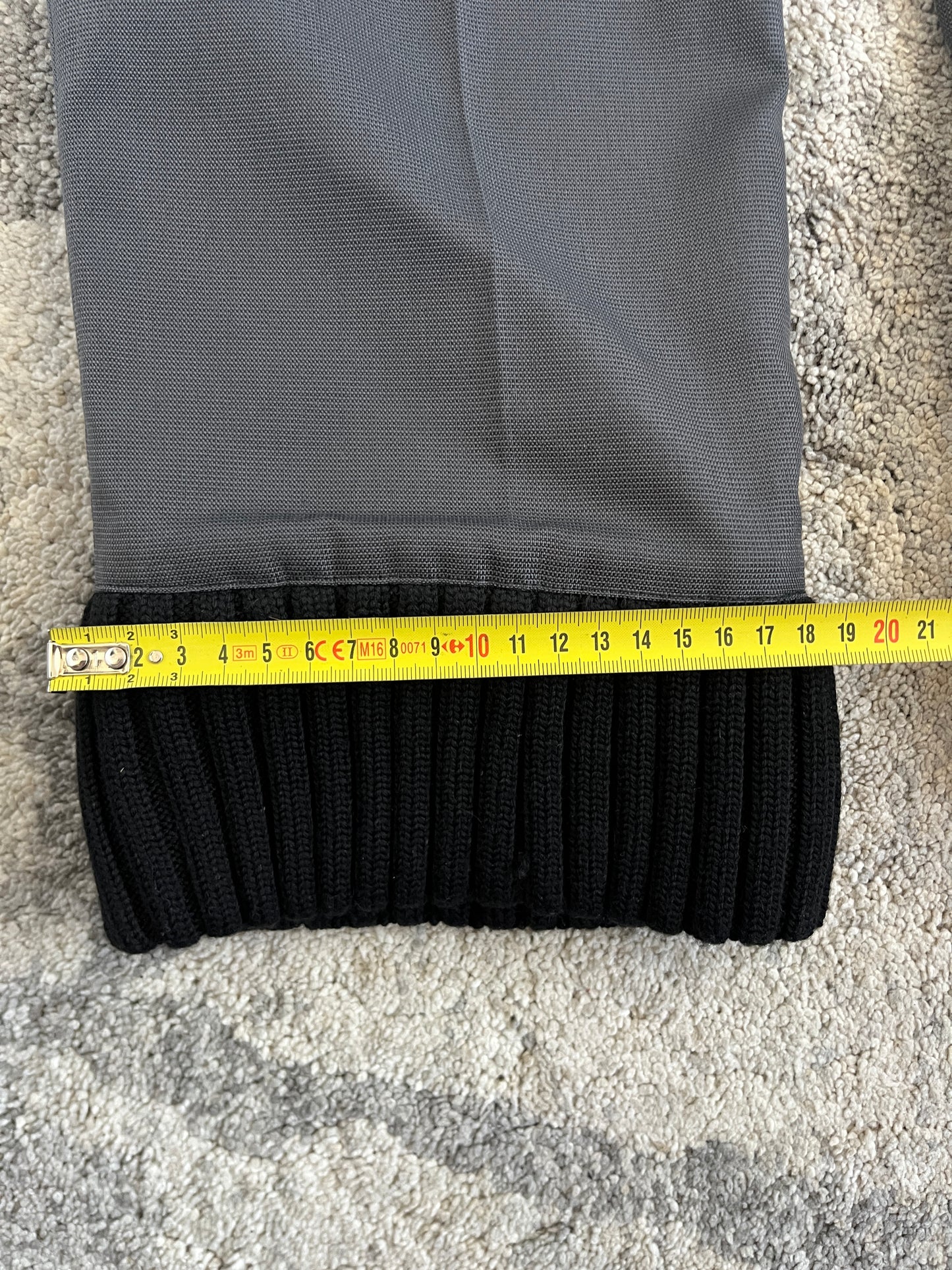 Miu Miu FW1999 nylon wool cuffs pants