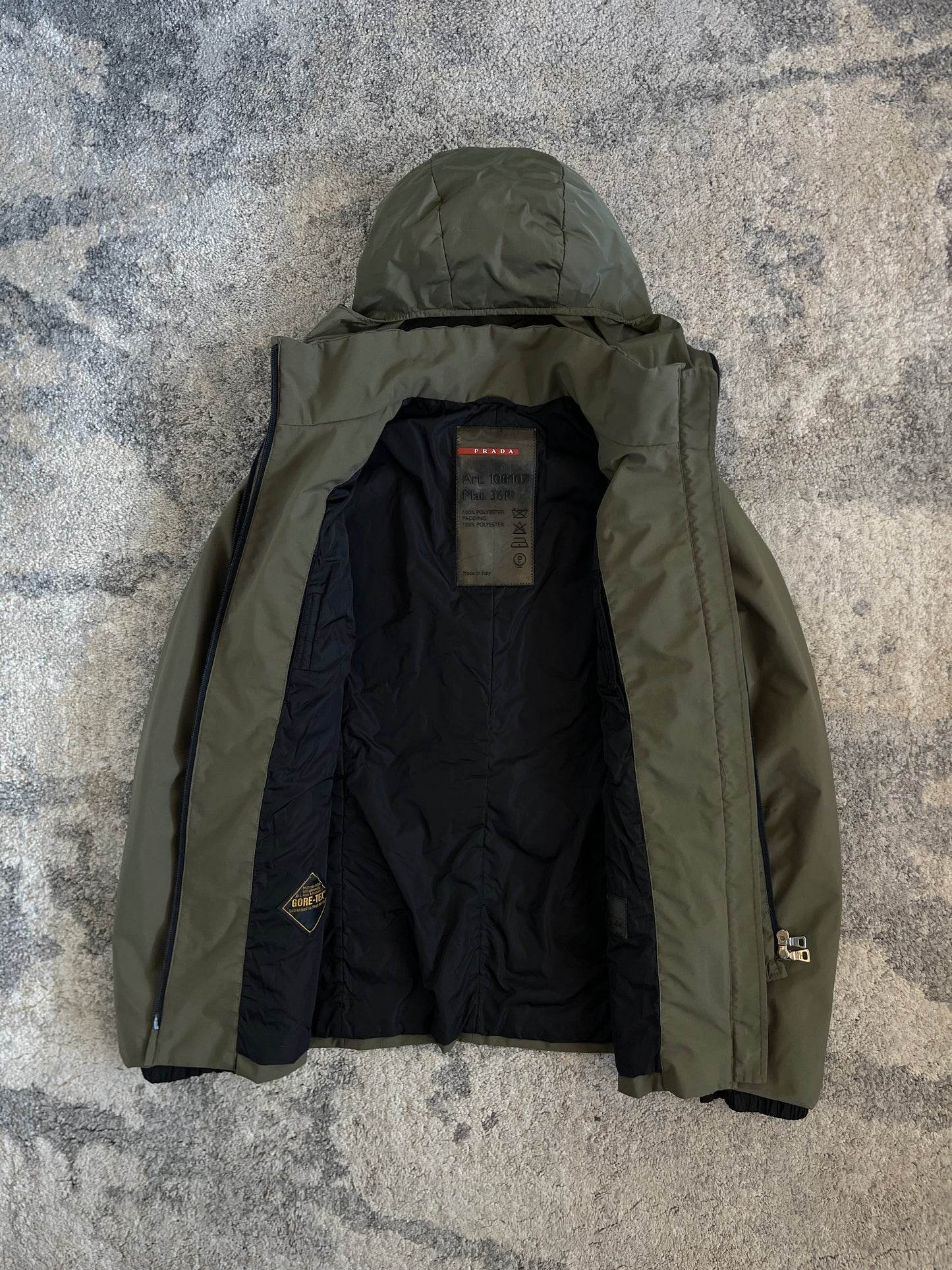 Prada FW1999 nylon jacket set 2 in 1