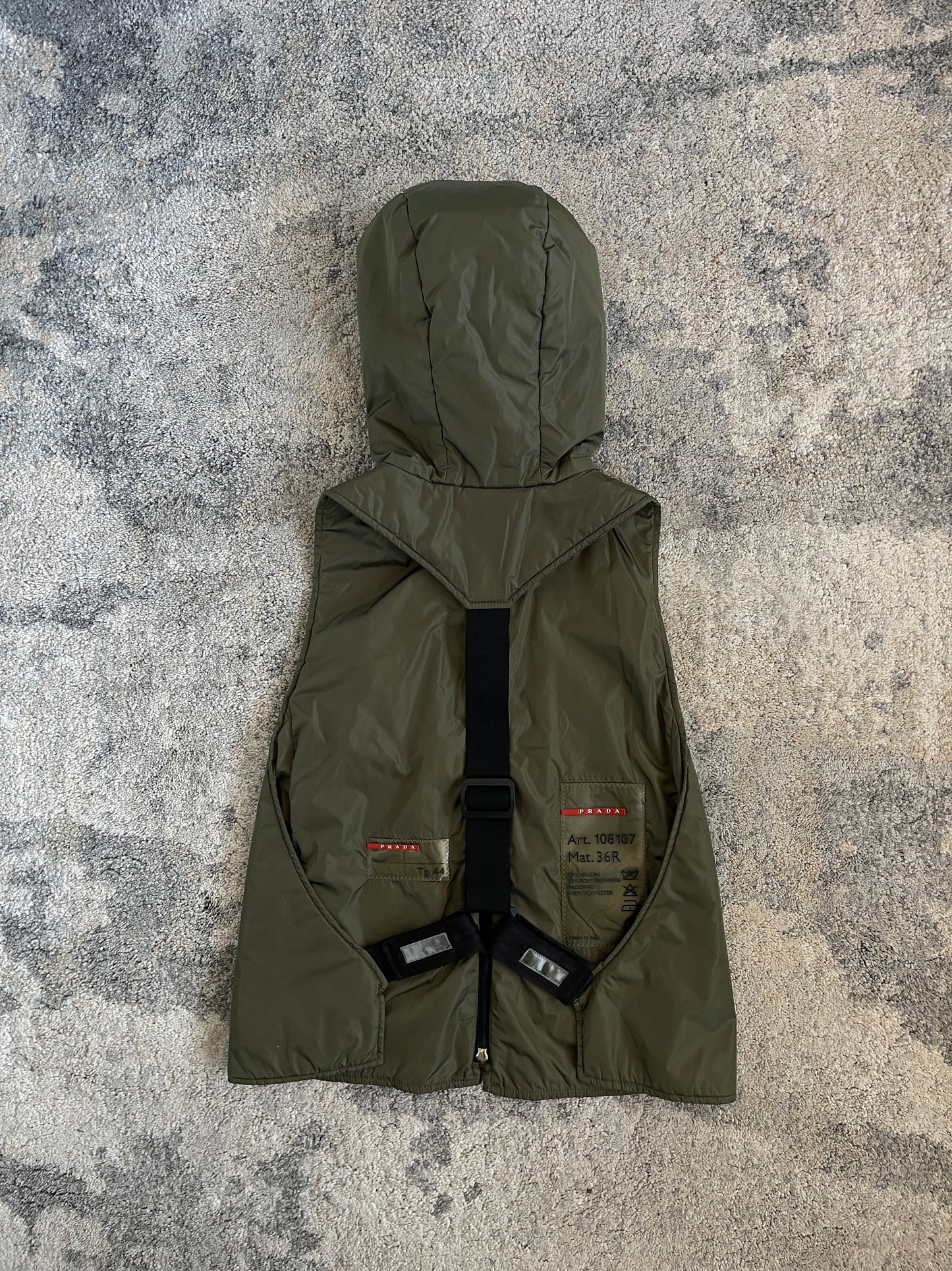 Prada FW1999 nylon jacket set 2 in 1