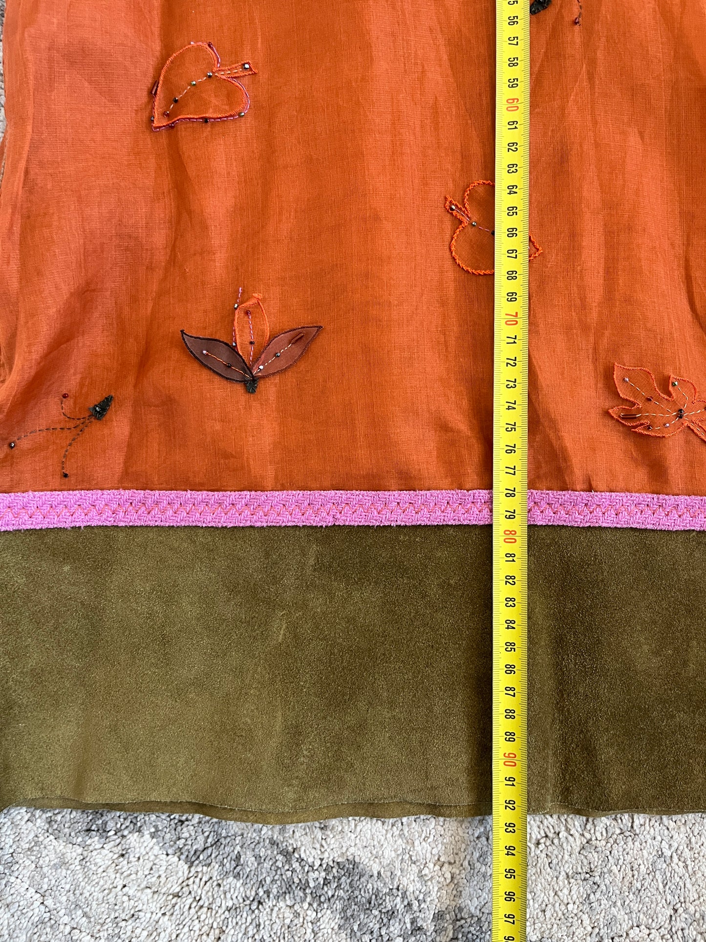 Prada FW1999 embroidery nylon dress
