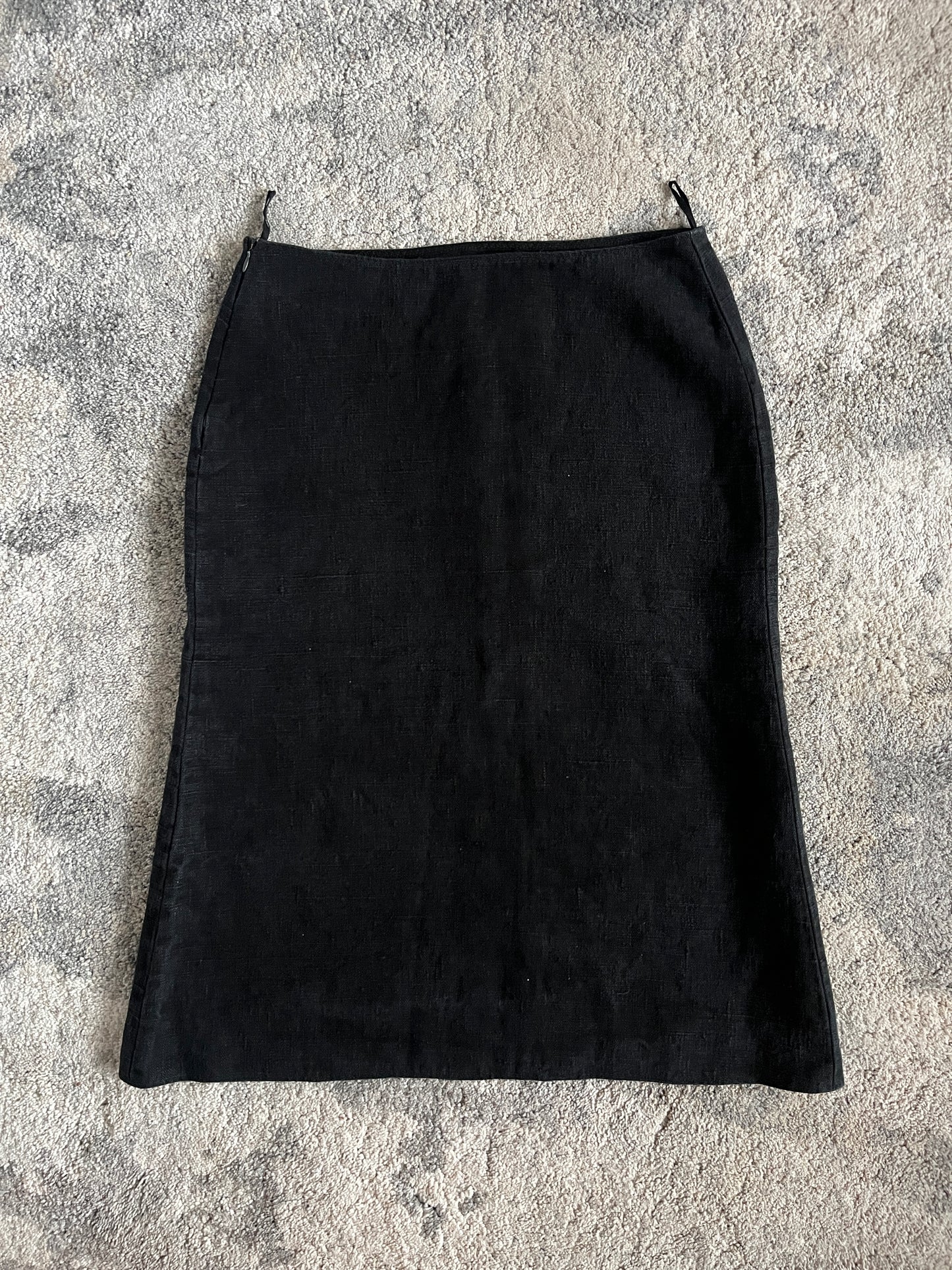 Prada SS1999 linen skirt