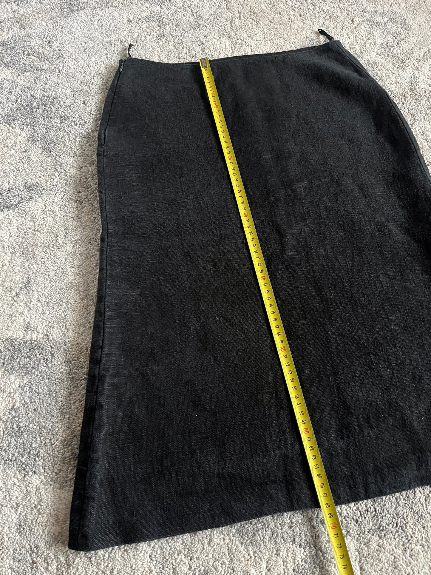 Prada SS1999 linen skirt
