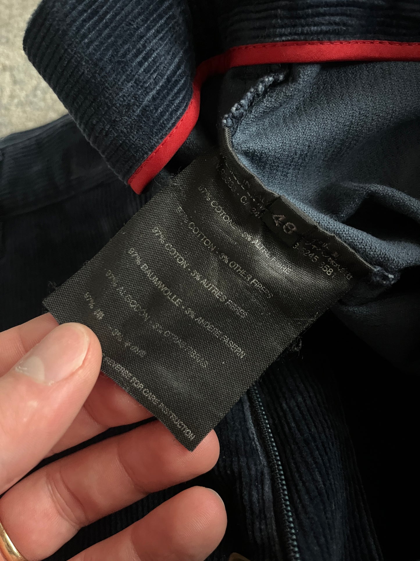 Prada 2000's corduroy pants