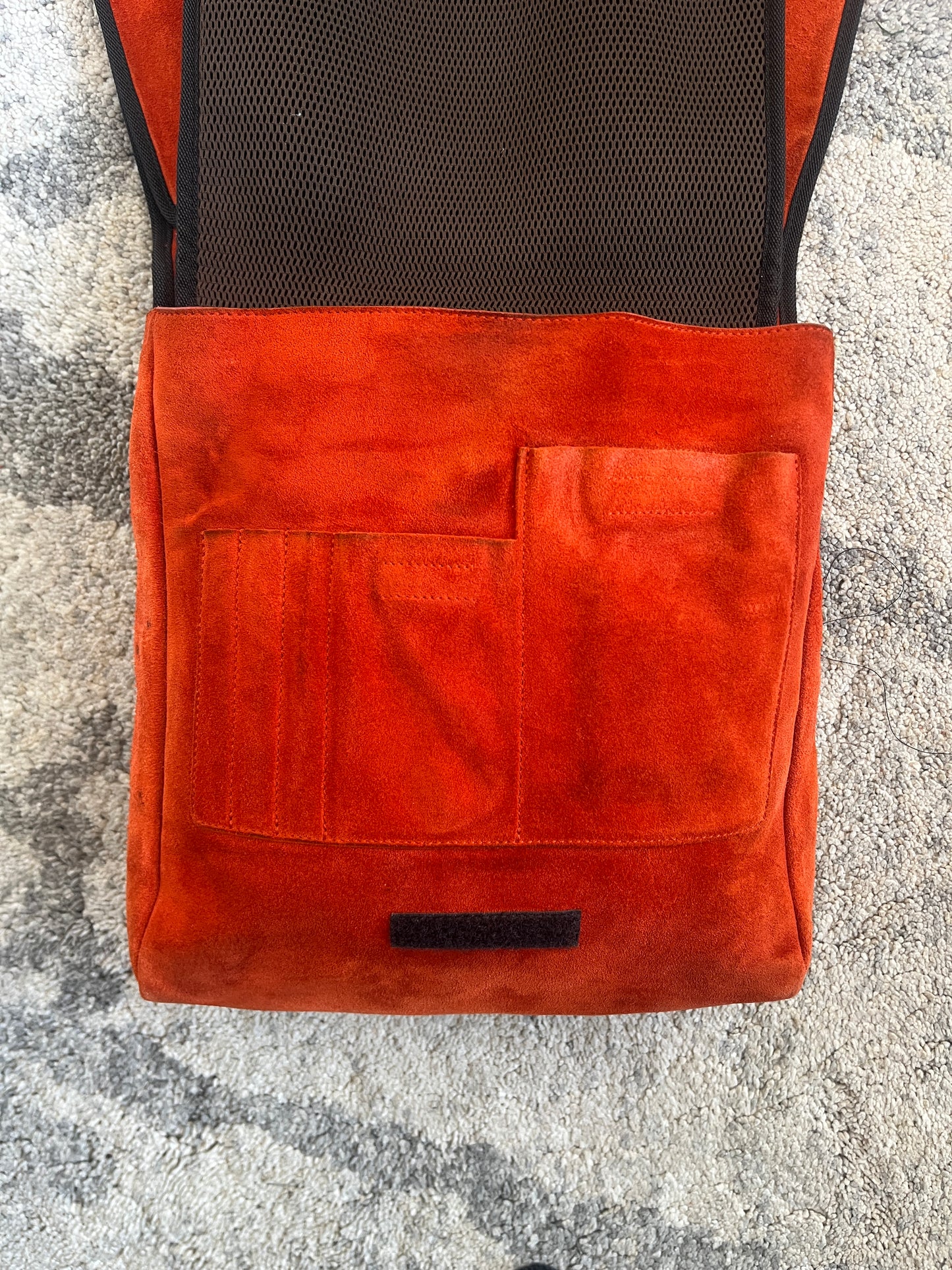 Miu Miu FW1999 suede & mesh bag