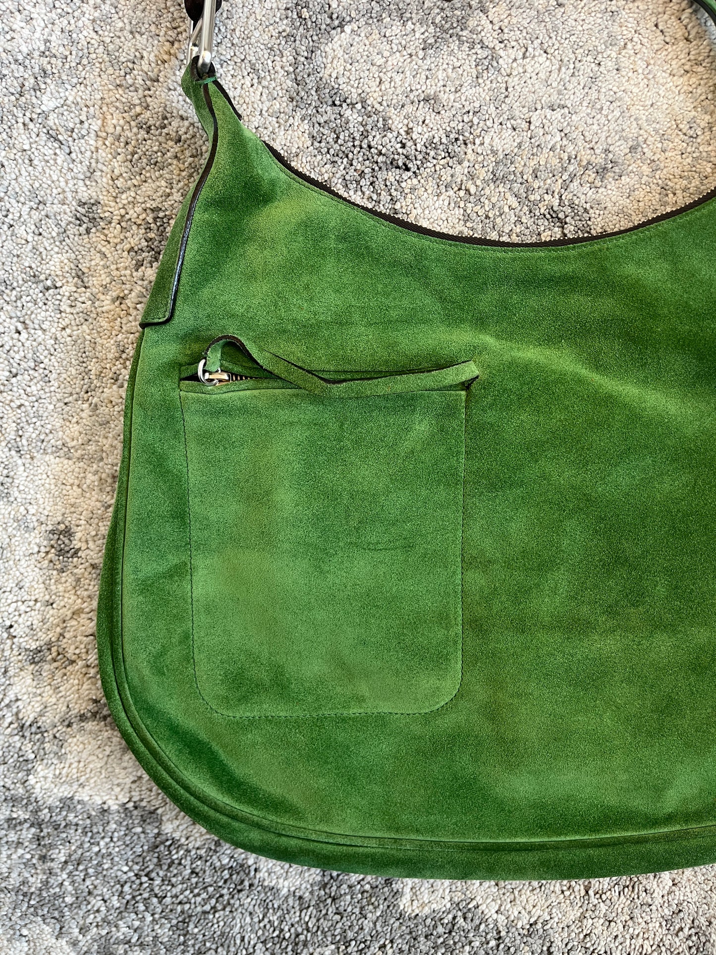 Prada FW1999 suede pocket bag