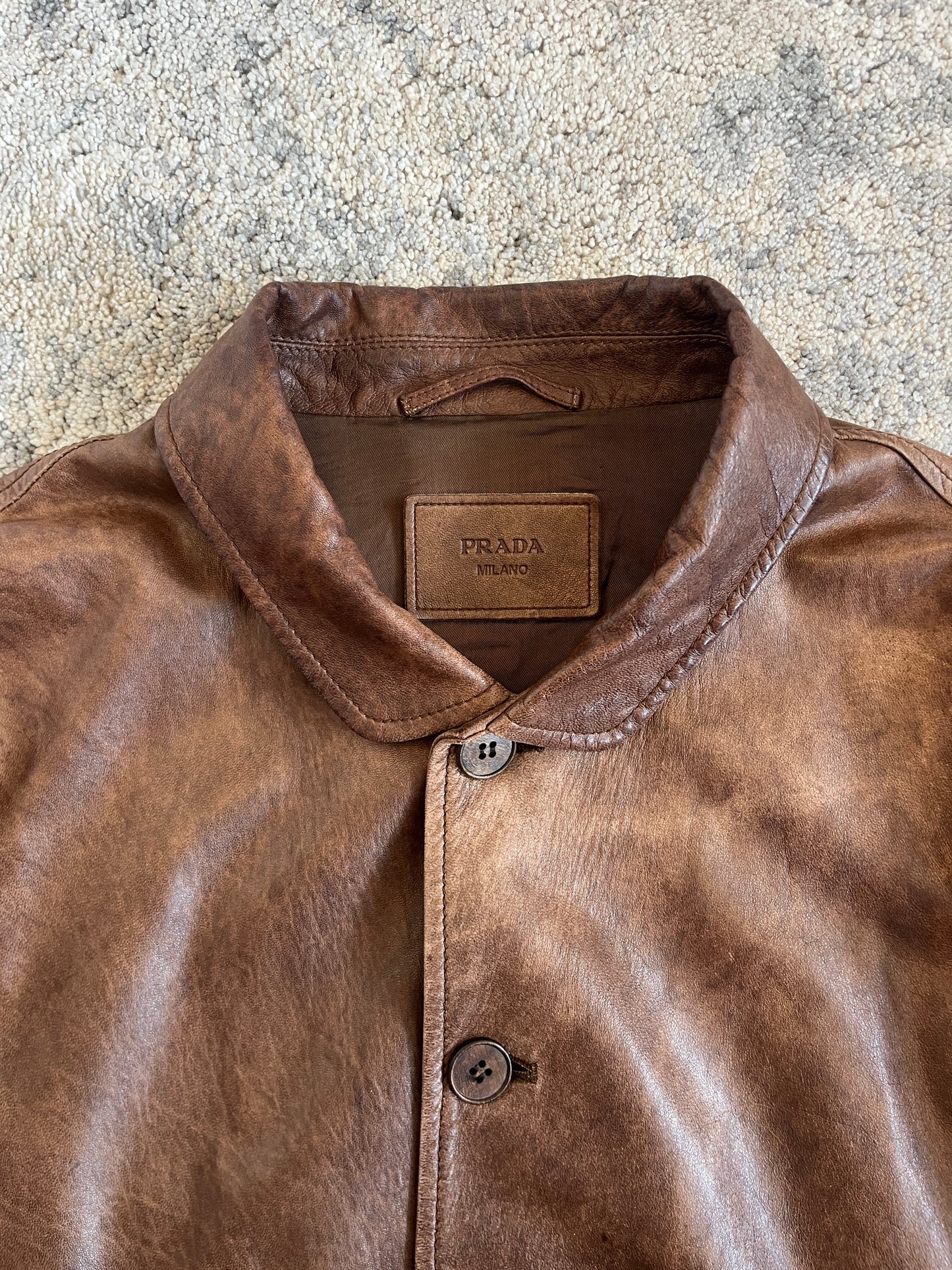 Prada 2010 soft leather jacket