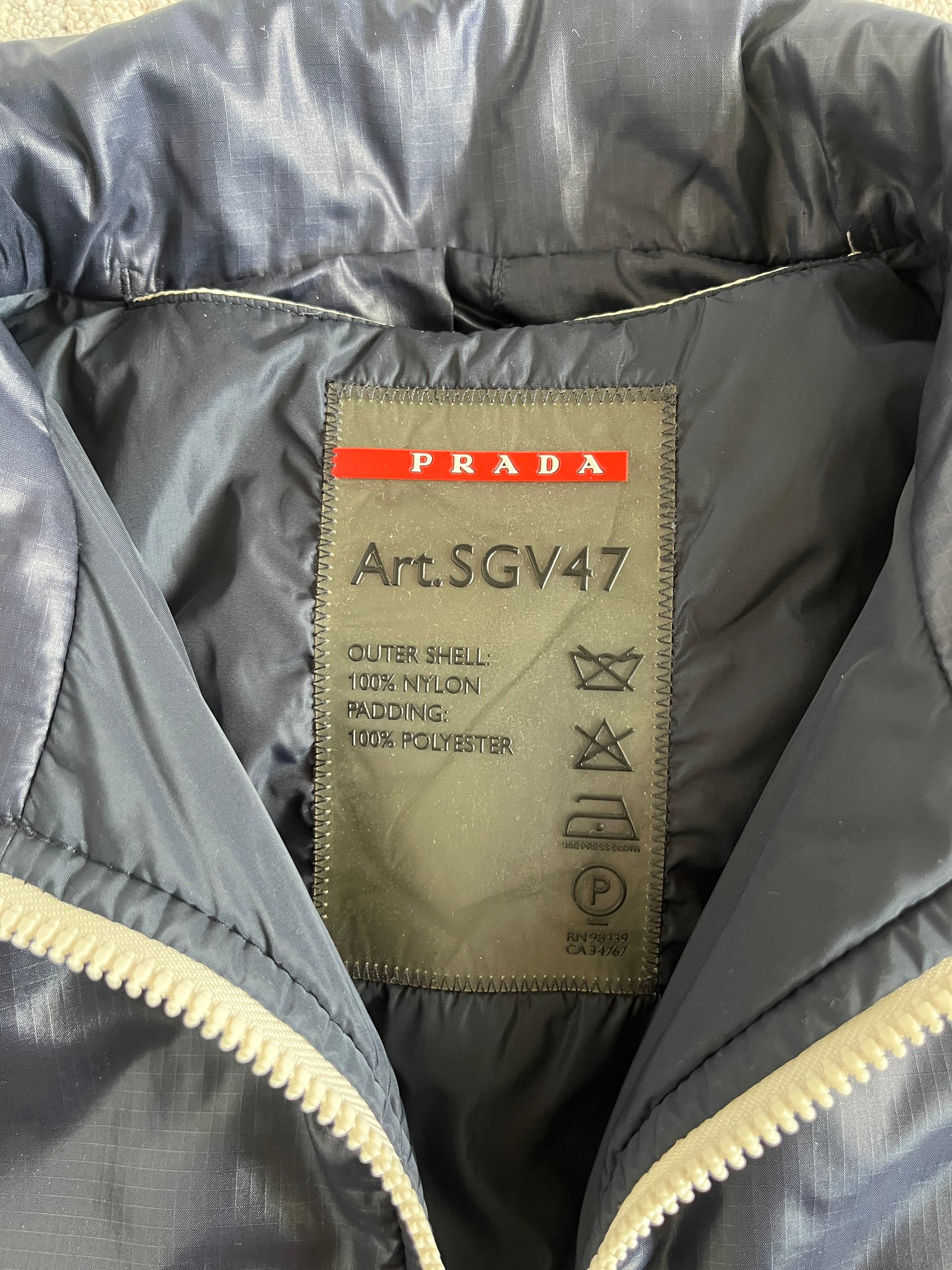 Prada 2000's astro nylon puffer jacket
